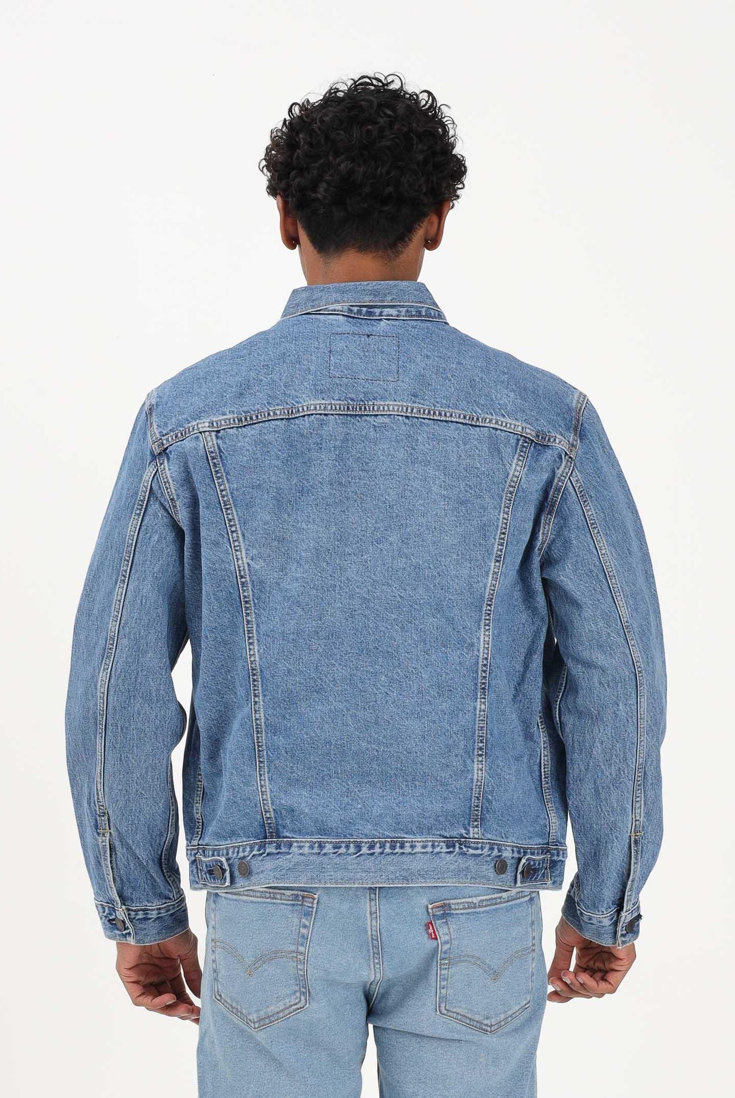 LEVI'S Giubbotto Trucker in denim medio da uomo 72334-0773 . LEVI'S®