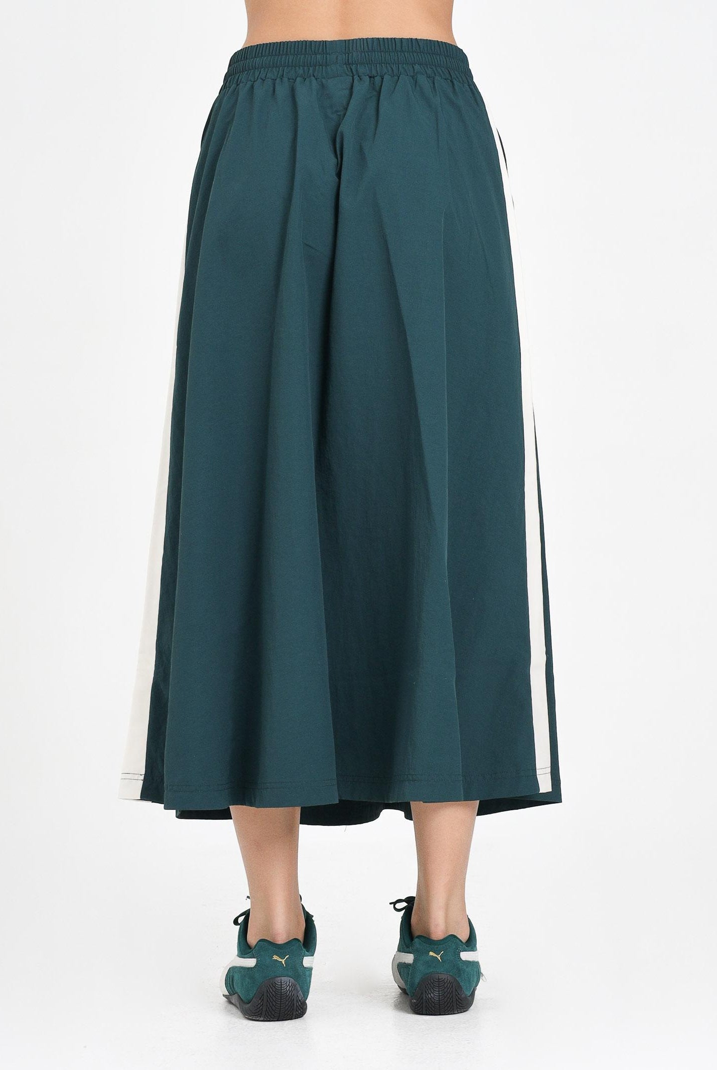 PUMA Gonna midi T7 verde da donna 633438 75 PUMA