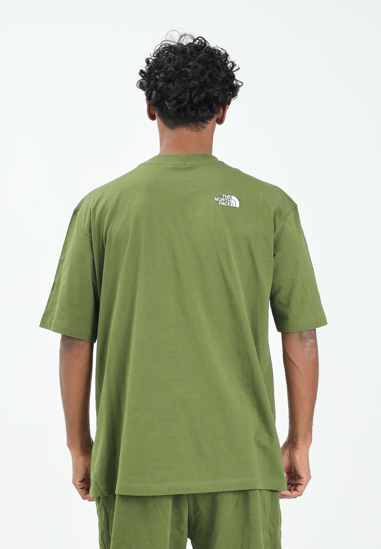 THE NORTH FACE T-shirt a manica corta Simple Dome verde da uomo NF0A87NRBRI1 THE NORTH FACE