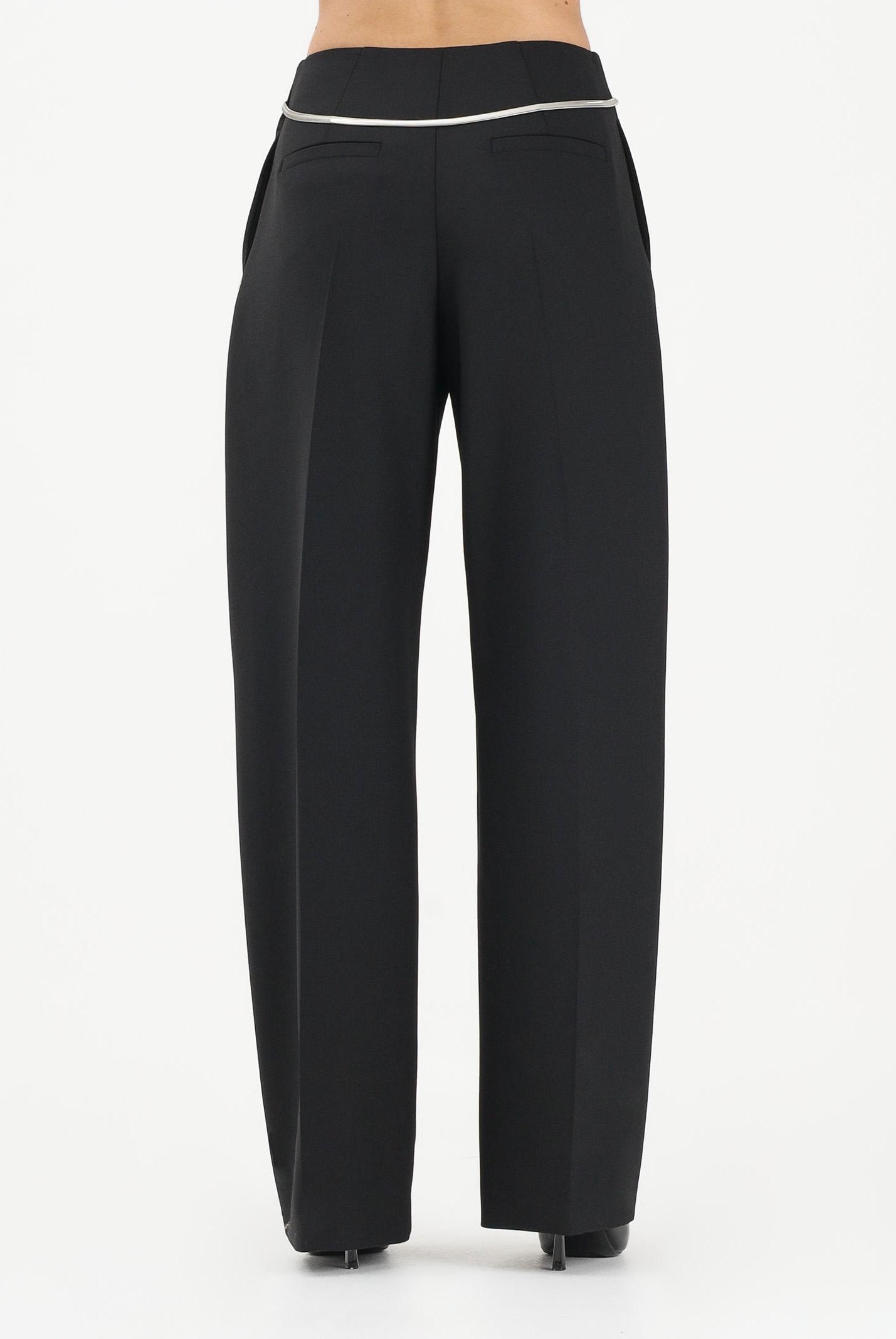 SPORTMAX Pantalone elegante SPXFANTE nero da donna 2612131031600 001 SPORTMAX