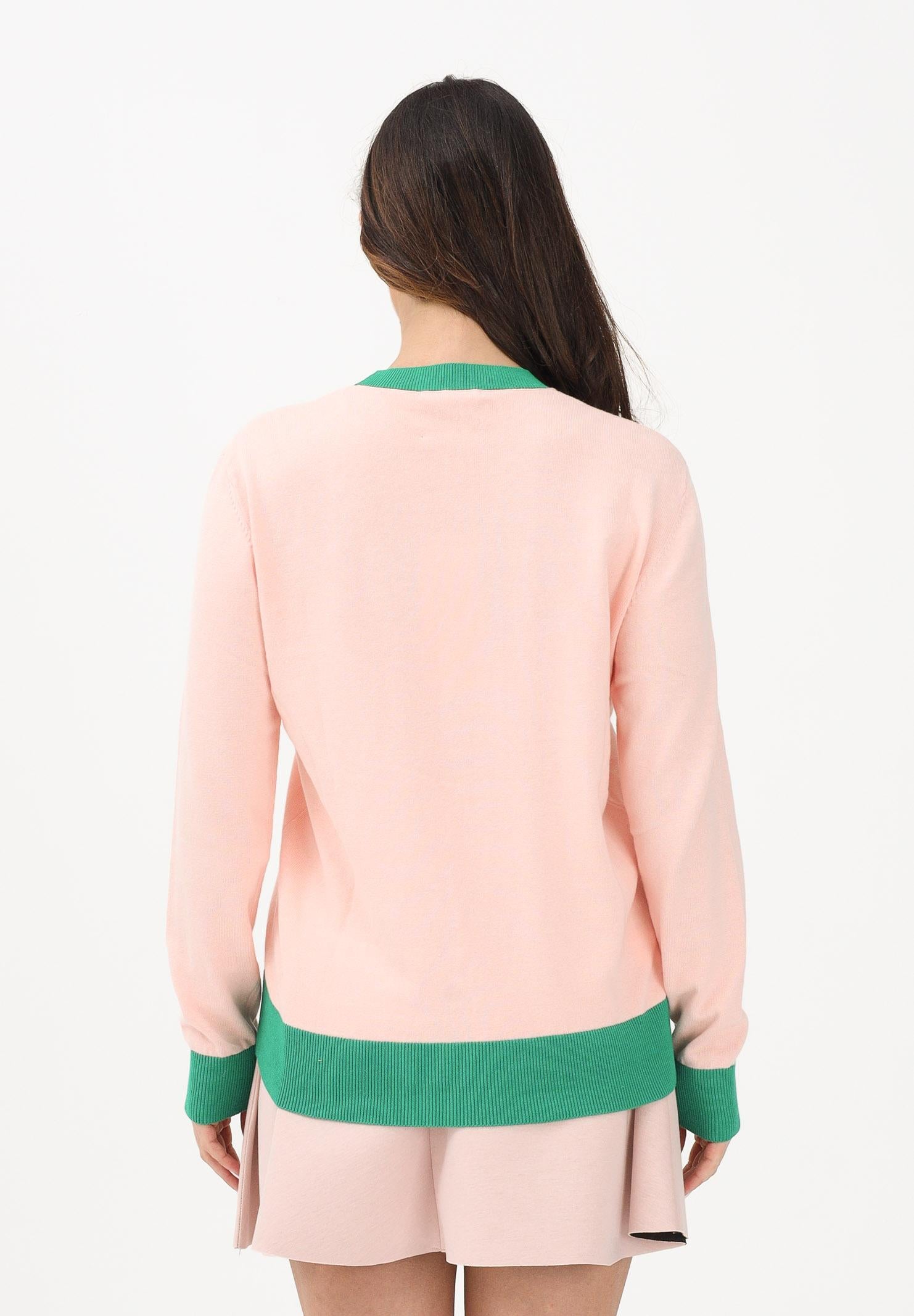 MARNI Maglioncino girocollo rosa per donna, ragazze e bambine con logo M01815M00X2 0M351 MARNI