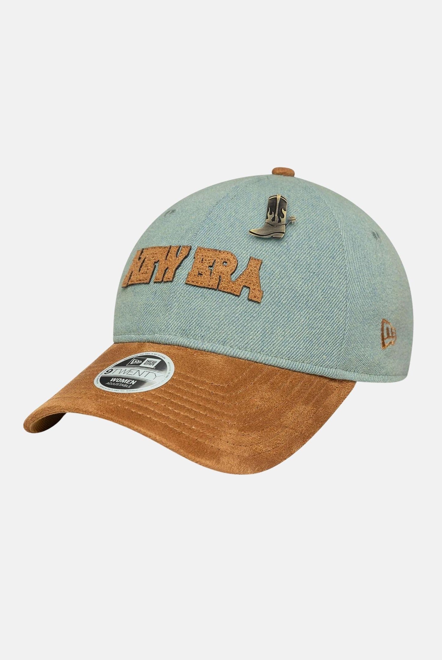 NEW ERA Cappello con visiera 9TWENTY New Era Western in denim vintage per uomo e donna 60691134 NEW ERA