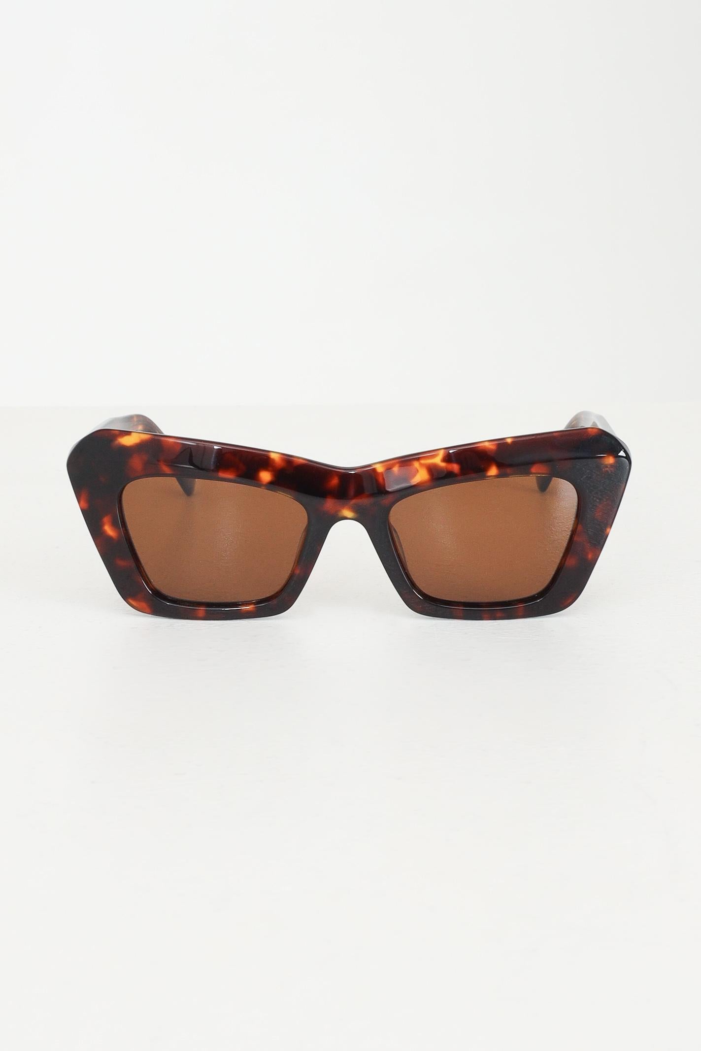 CRISTIAN LEROY Occhiali da sole marroni da donna con montatura squadrata in acetato tartarugato 700193 03 CRISTIAN LEROY