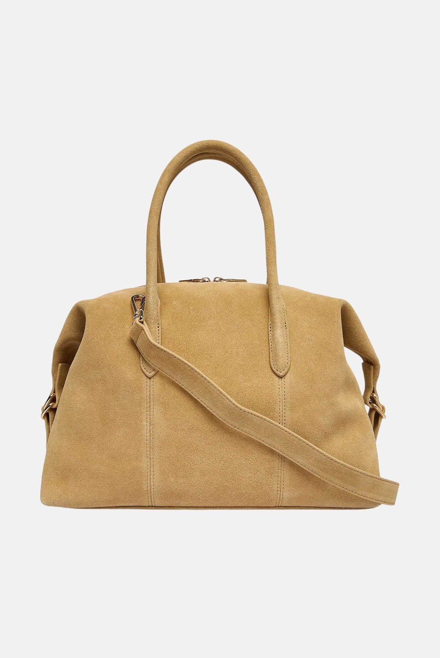 PATRIZIA PEPE Shopper New Business in suede beige da donna 2B0145L152 B880 PATRIZIA PEPE
