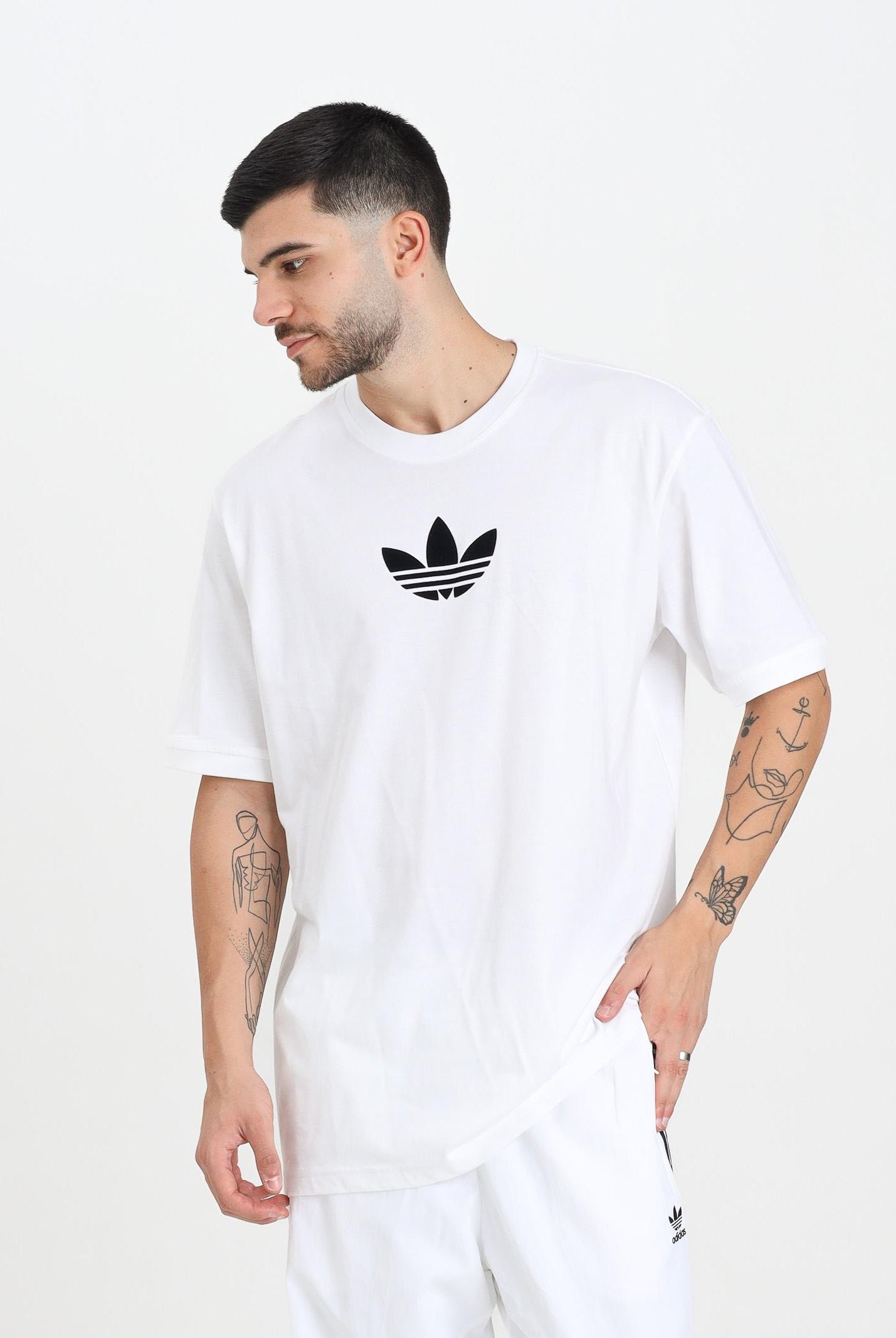 ADIDAS ORIGINALS T-shirt a manica corta Adicolor Loose 2000s Cali bianca da uomo JX1515 . ADIDAS ORIGINALS