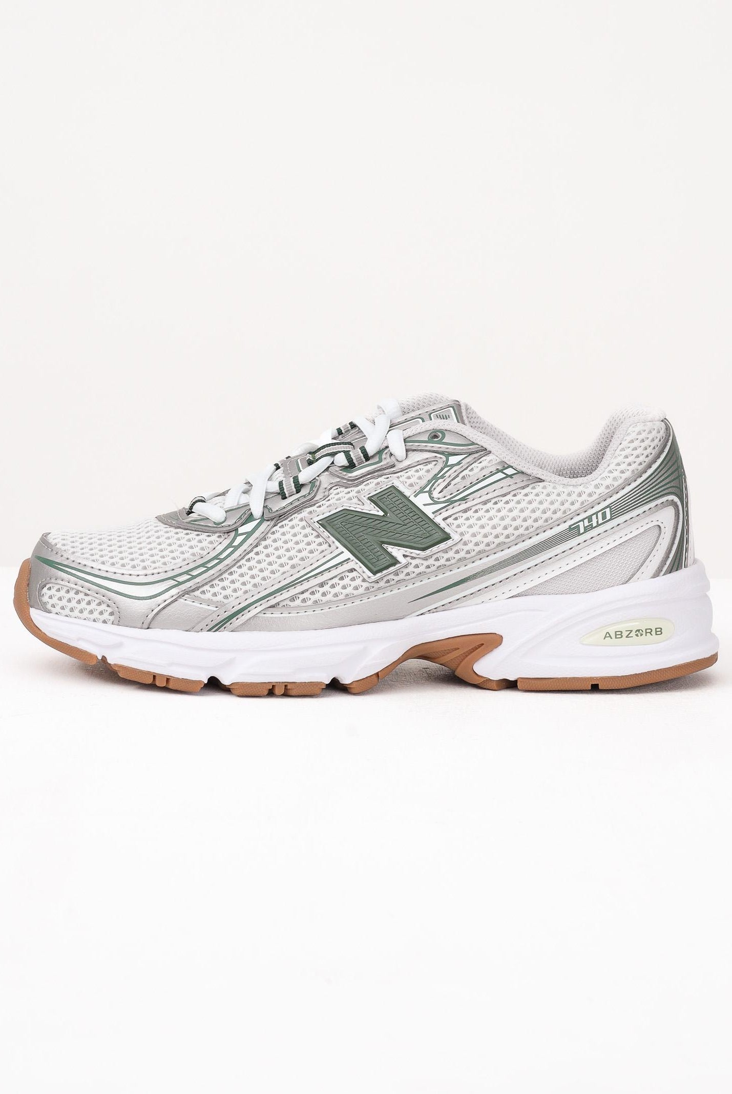 NEW BALANCE Sneakers 740 BUNGEE bianca e verde per uomo e donna GR740SF . NEW BALANCE