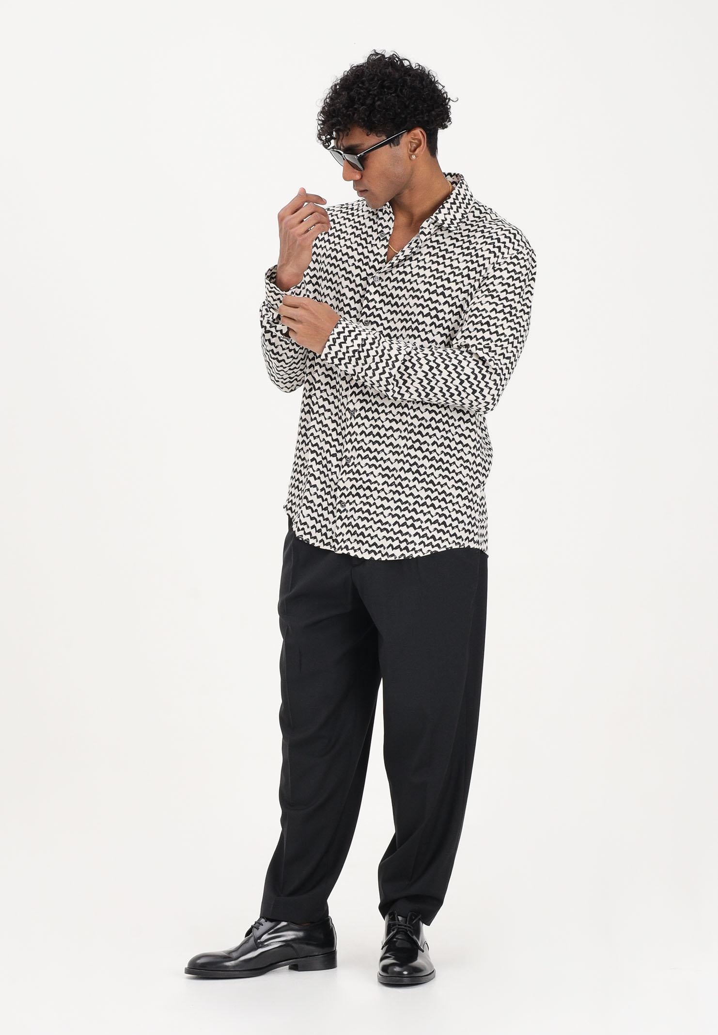 GOLDEN CRAFT Pantalone nero da uomo con vita elasticizzata GC1PSS266920 D001 GOLDEN CRAFT