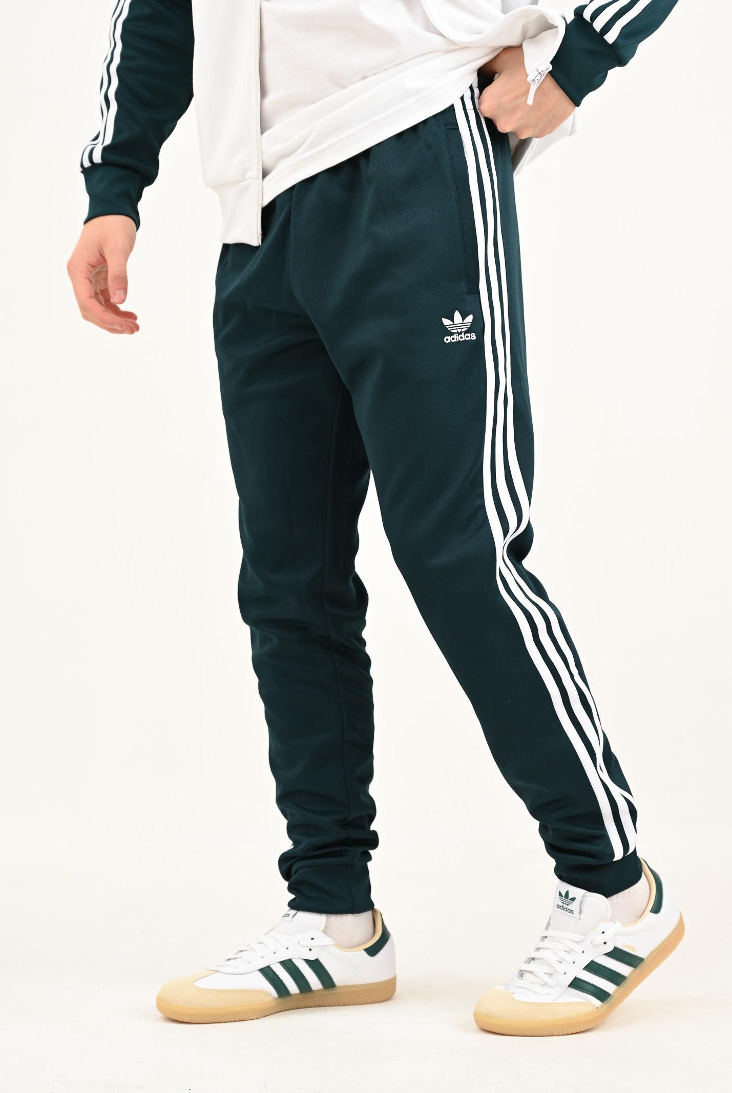 ADIDAS ORIGINALS Pantalone sportivo adicolor Classics SST verde da uomo JY1288 ADIDAS ORIGINALS