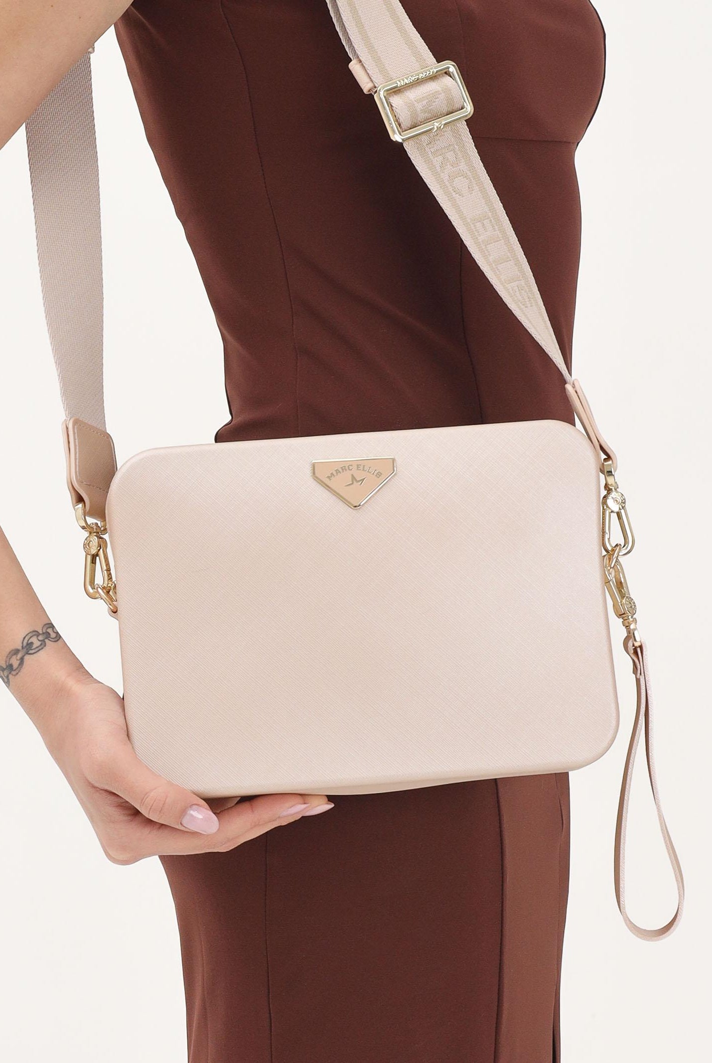 MARC ELLIS Pochette FLAT-FLOWE-26 beige da donna FLAT-FLOWE-26 LITALIGO MARC ELLIS