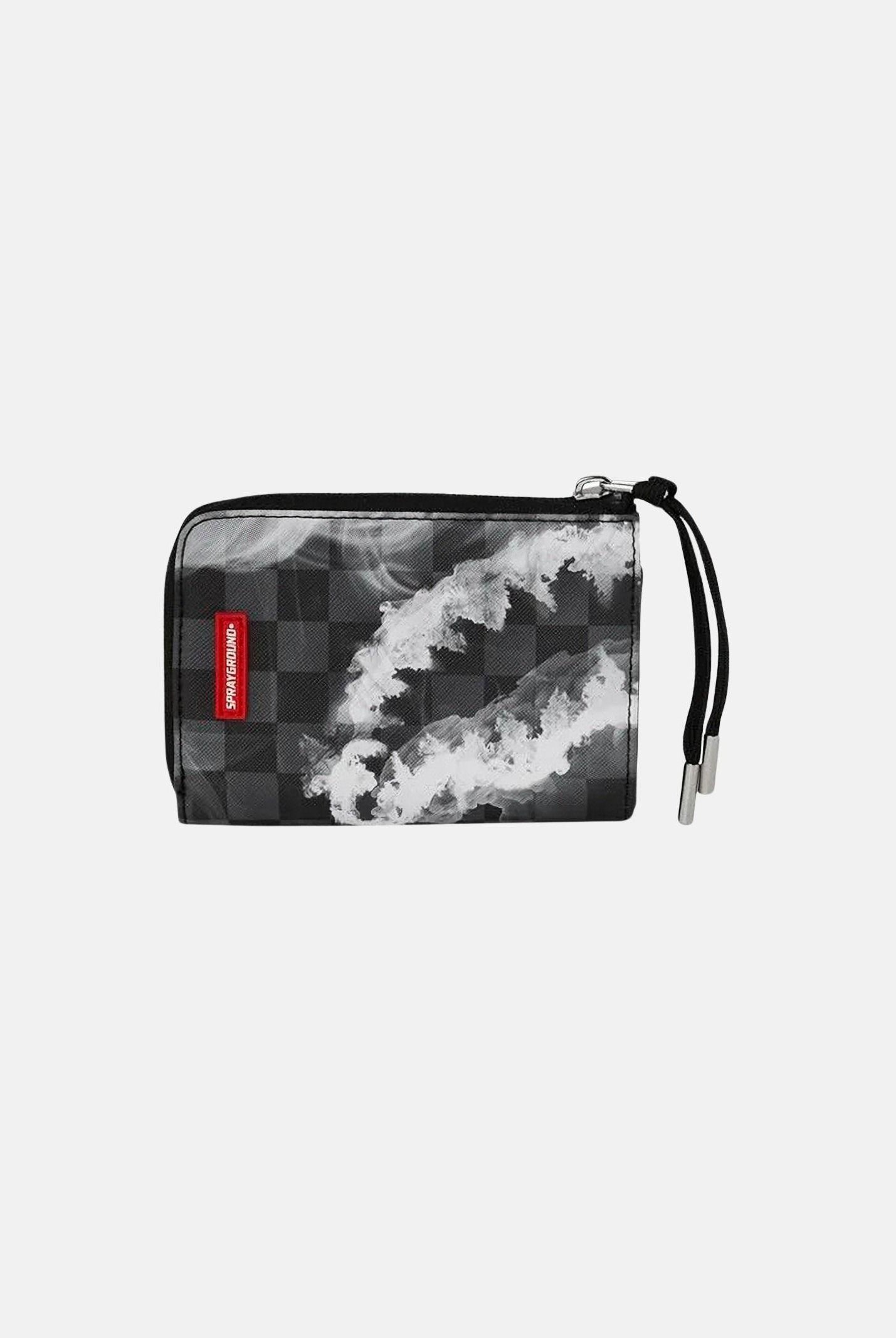 SPRAYGROUND Portafogli SIP N' SMOKE WALLET nero per uomo e donna 910W8223NSZ . SPRAYGROUND