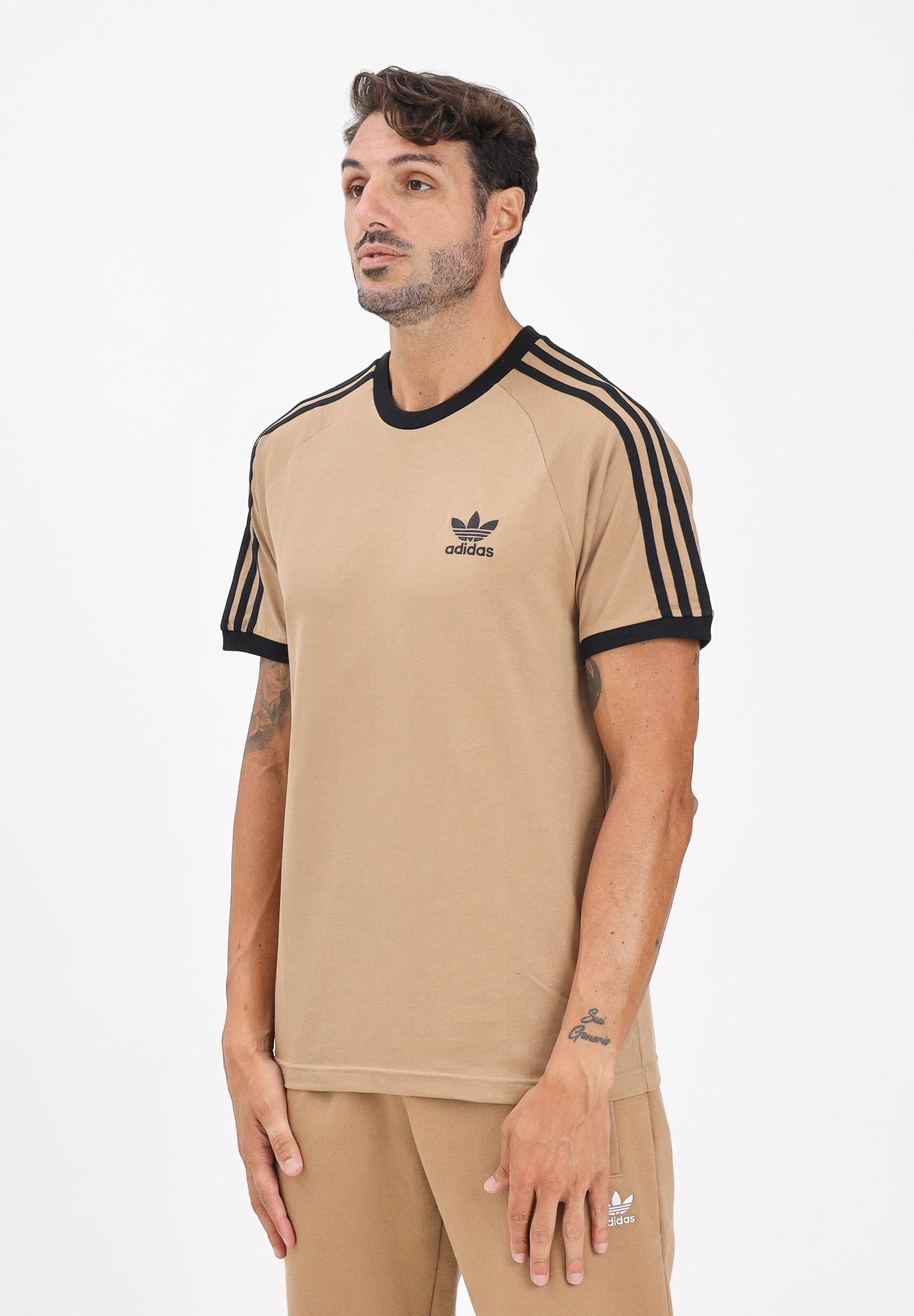 ADIDAS ORIGINALS T-shirt a manica corta adicolor Classics 3-Stripes beige da uomo JY1370 ADIDAS ORIGINALS