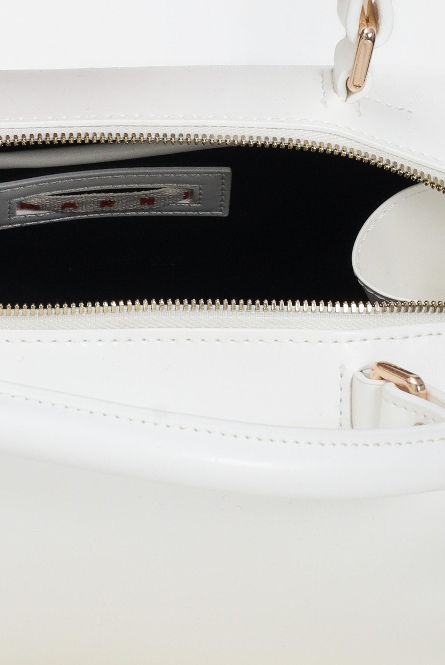 MARNI Borsa a mano bianca da donna con logo M01608M00TK 0M114 MARNI