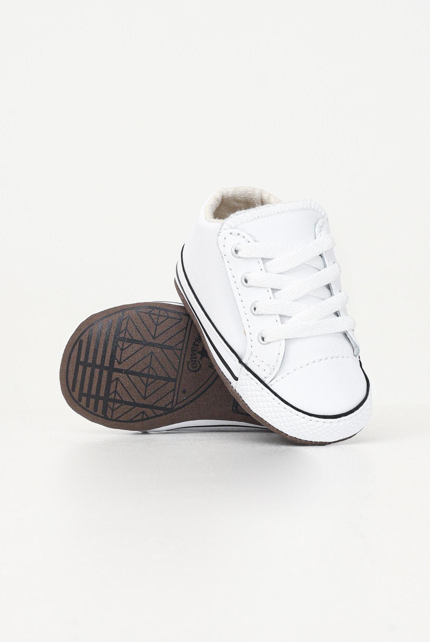 Scarpe da culla Chuck Taylor All Star Cribster bianche da neonato A02157C CONVERSE