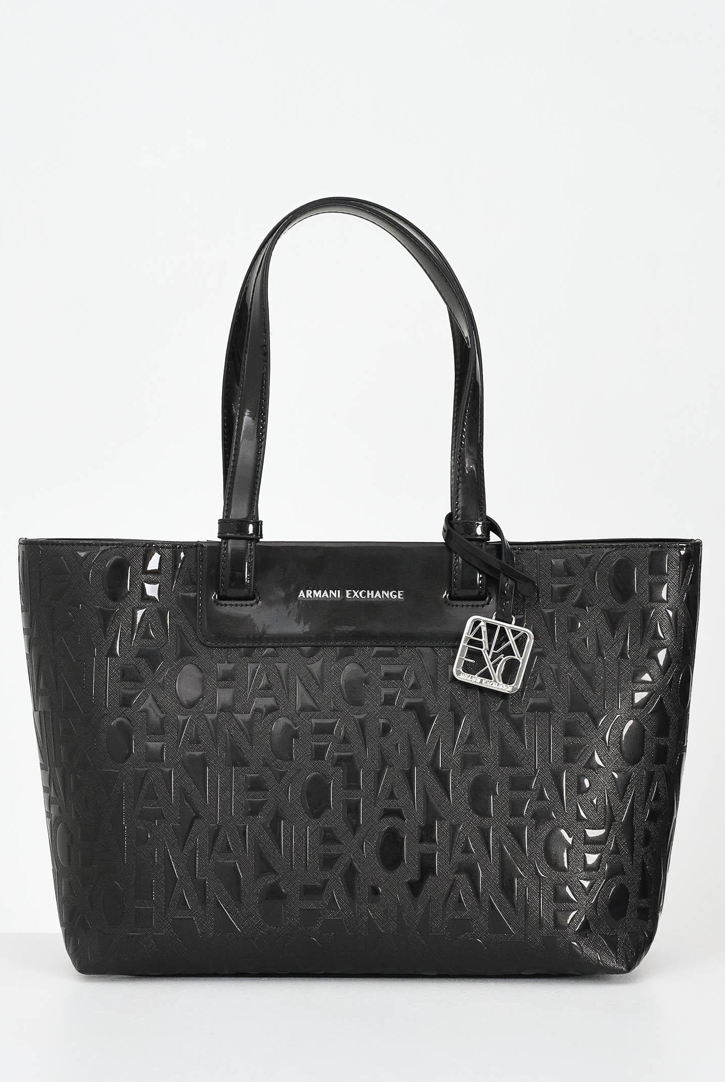 ARMANI EXCHANGE Shopper nera da donna con logo XW001481AF17290 UC001 ARMANI EXCHANGE