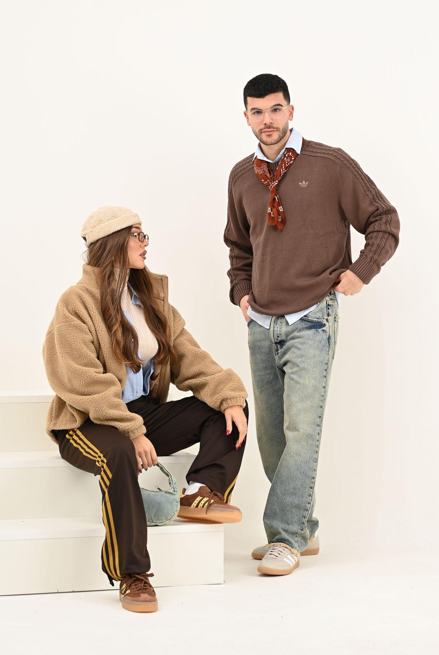 I'M BRIAN Jeans in denim vintage da uomo con sfumature vissute BRAD L2425 I'M BRIAN