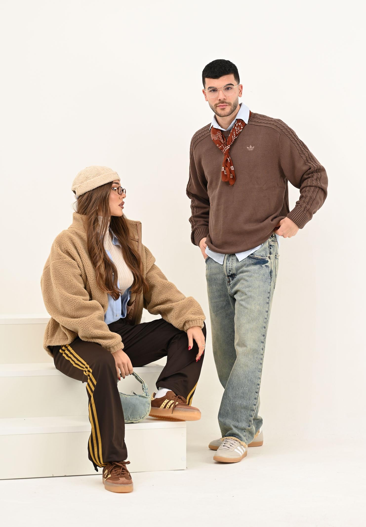 I'M BRIAN Jeans in denim vintage da uomo con sfumature vissute BRAD L2425 I'M BRIAN