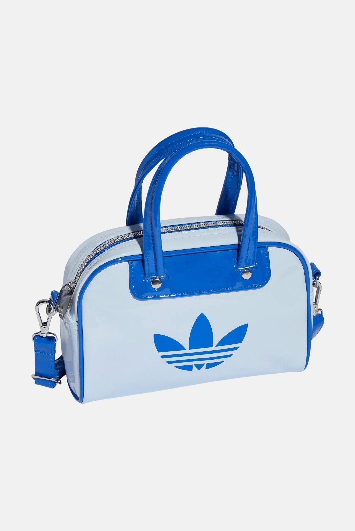 ADIDAS ORIGINALS Borsa a mano Adicolor Mini Bowling azzurra da donna KC9044 . ADIDAS ORIGINALS