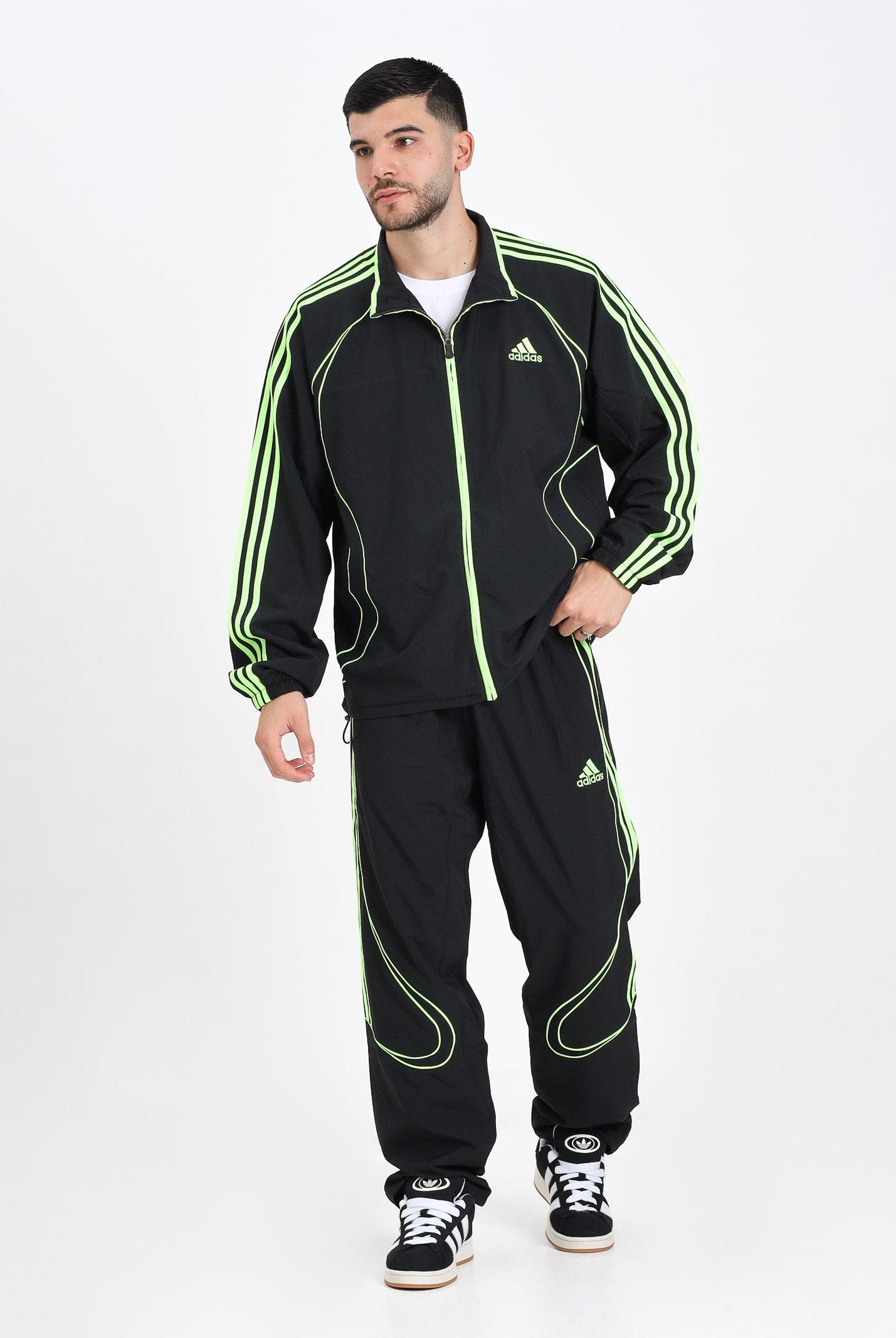 ADIDAS ORIGINALS Pantalone sportivo Teamgeist Adicolor nero da uomo JW5869 ADIDAS ORIGINALS