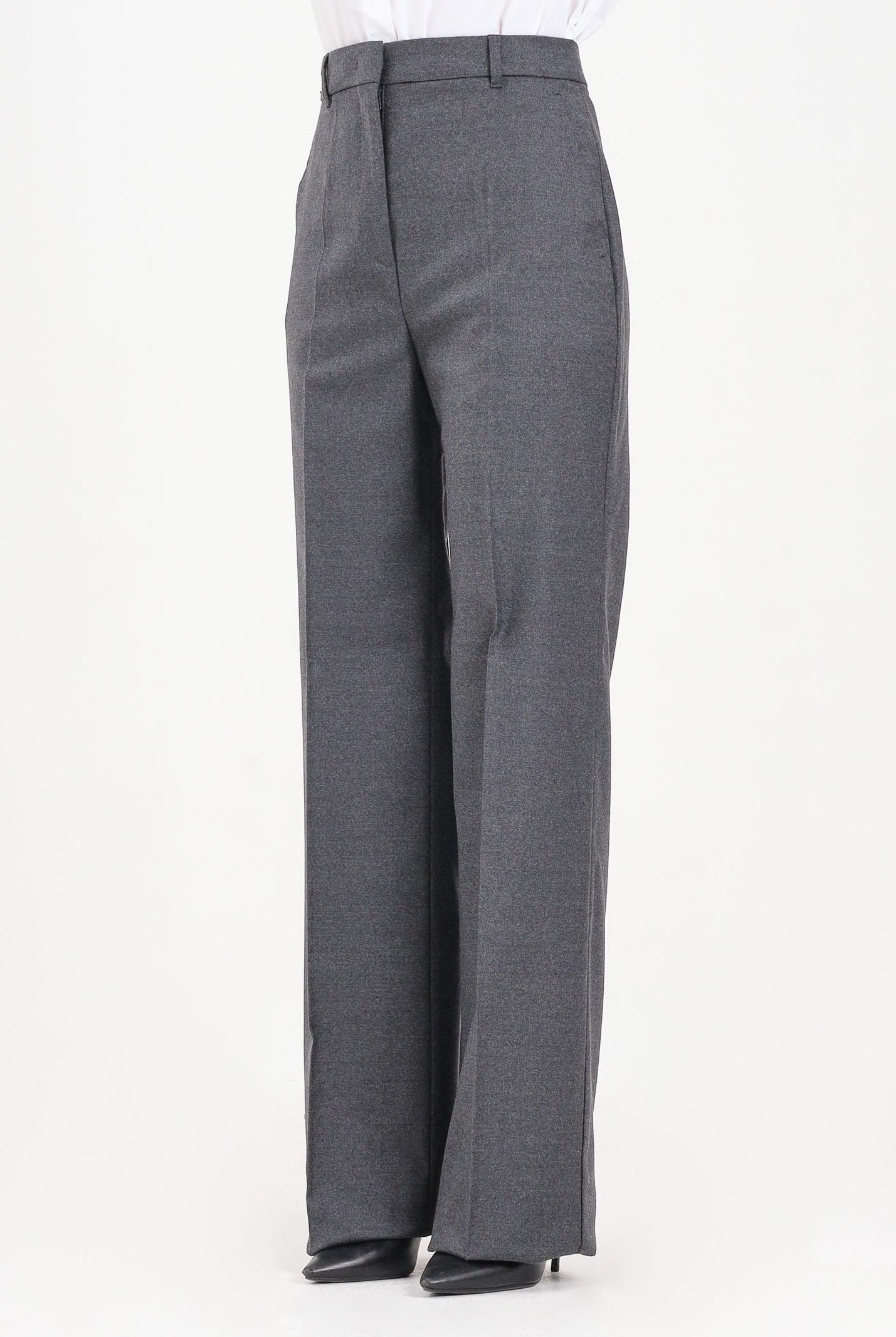 MAX MARA Pantalone elegante LAMBRO grigio da donna 2526136022600 003 MAX MARA