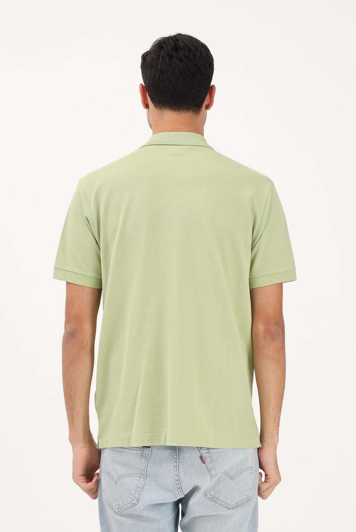 LACOSTE Polo verde chiaro per uomo e donna caratterizzata da patch logo coccodirllo 1212 UYB LACOSTE
