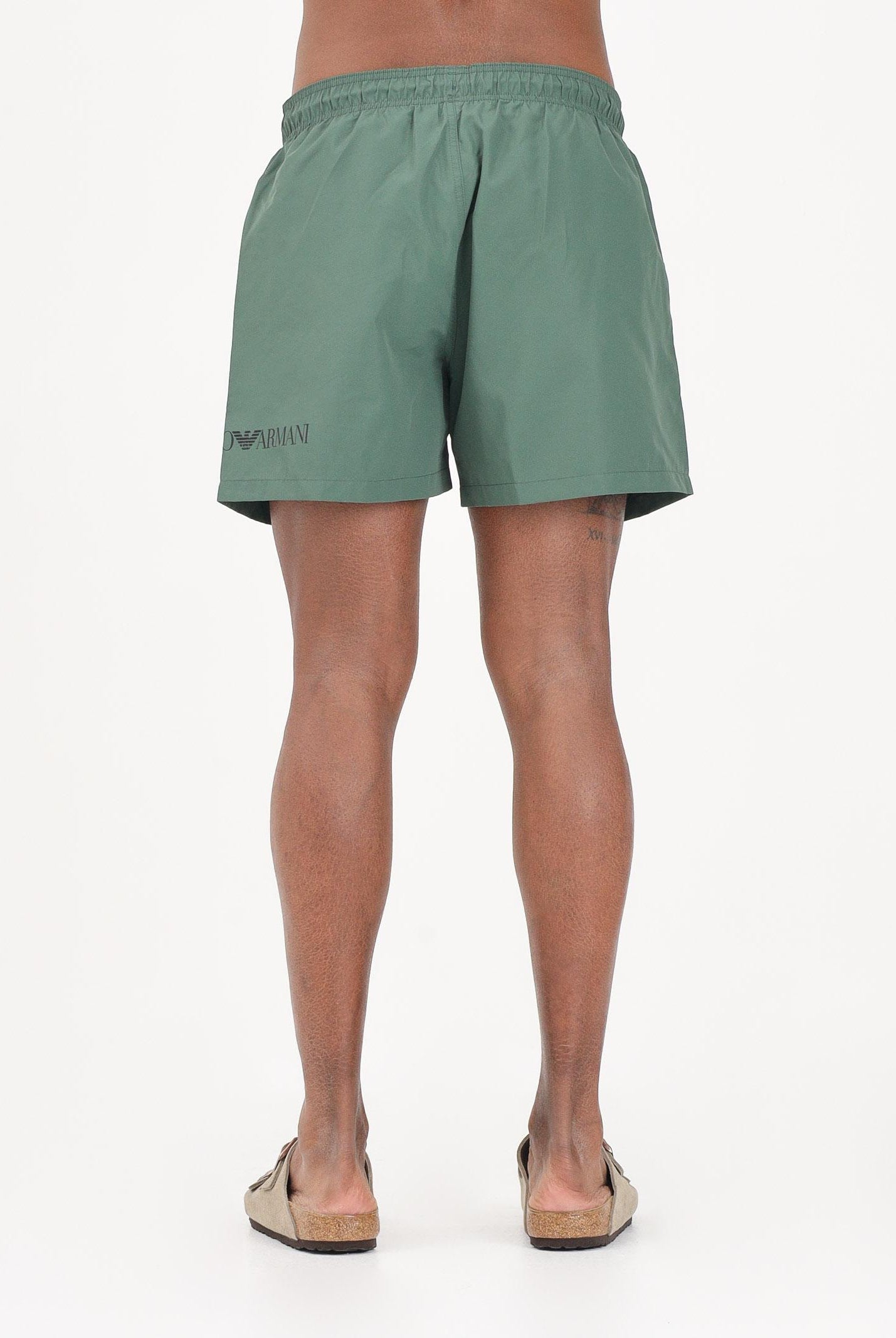 EA7 Shorts mare verde da uomo con logo 7M002000AF13049 M7185 EA7