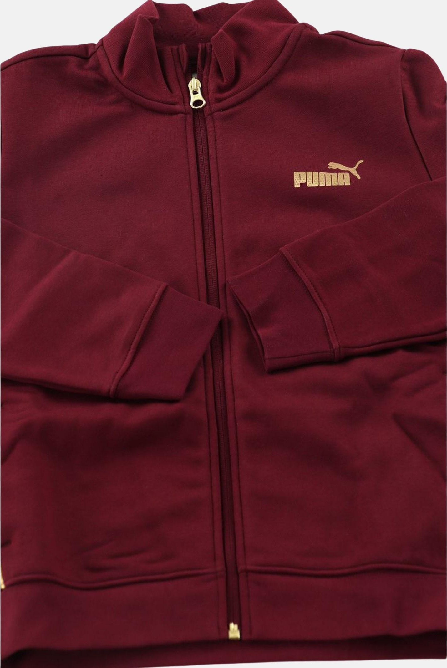 PUMA tuta bordeaux per bambina arricchita da dettagli dorati 692212 96 PUMA