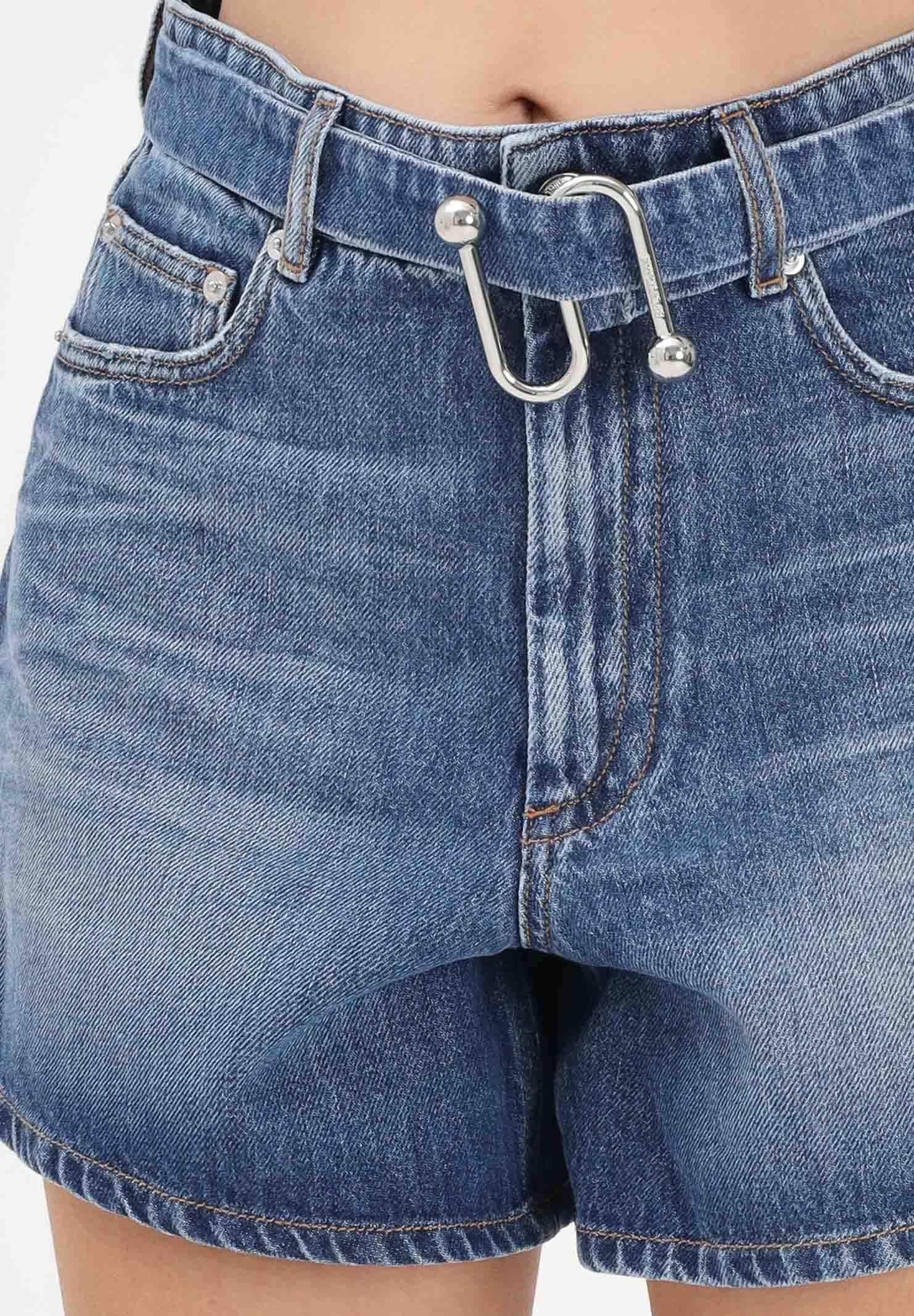 SPORTMAX Shorts SPXFIESTA in denim medio da donna 2612141022600 005 SPORTMAX