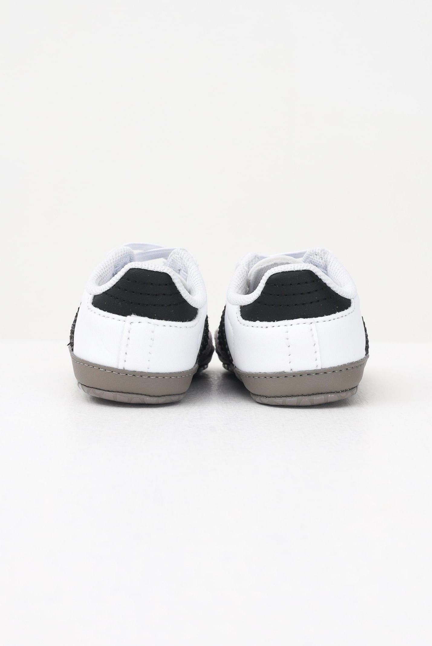 ADIDAS ORIGINALS Scarpe da culla Samba bianche e nere da neonato JI2758 . ADIDAS ORIGINALS