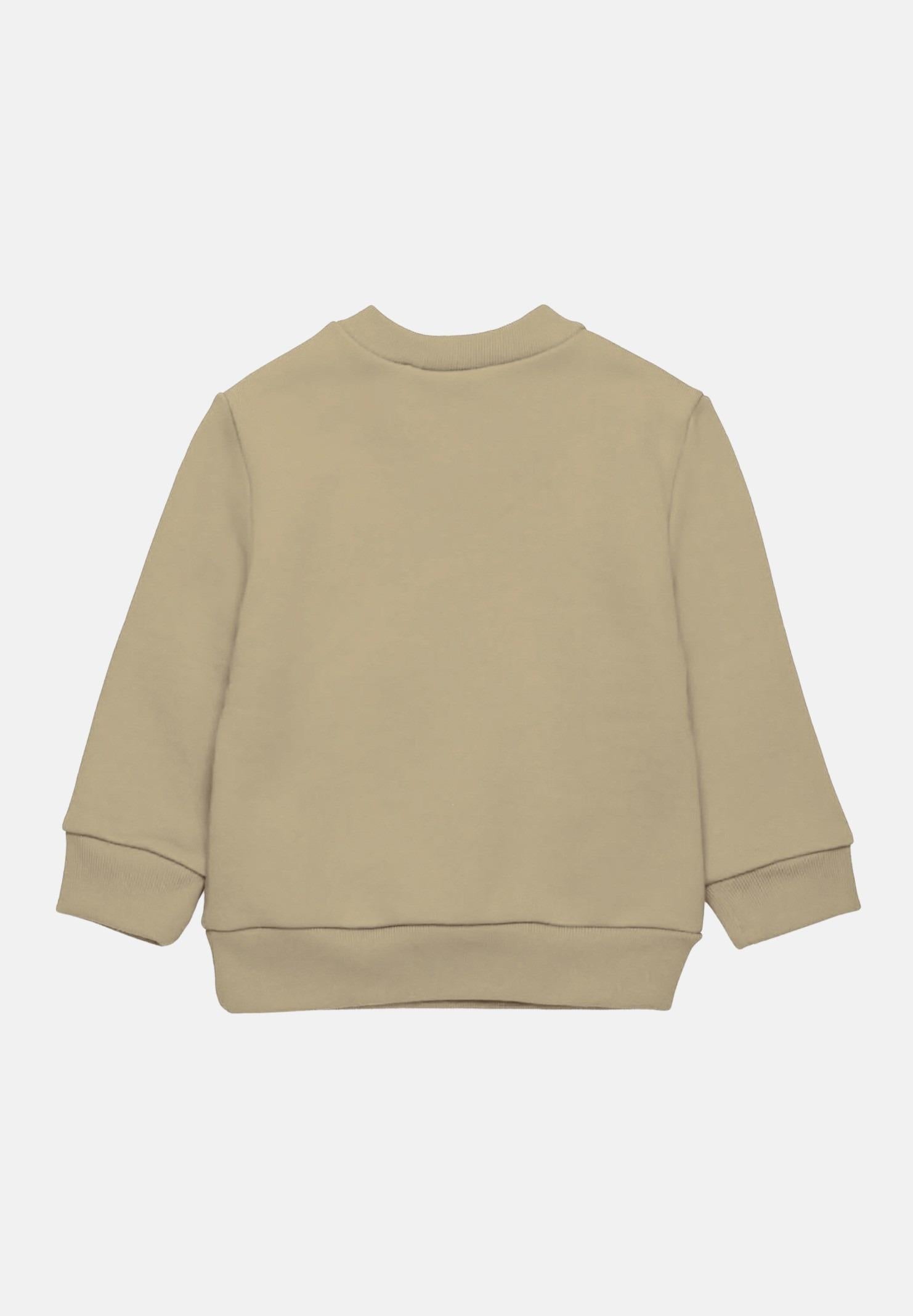DSQUARED2 Felpa girocollo beige da neonato con stampa logo DQ2860D0094 DQ717 DSQUARED2