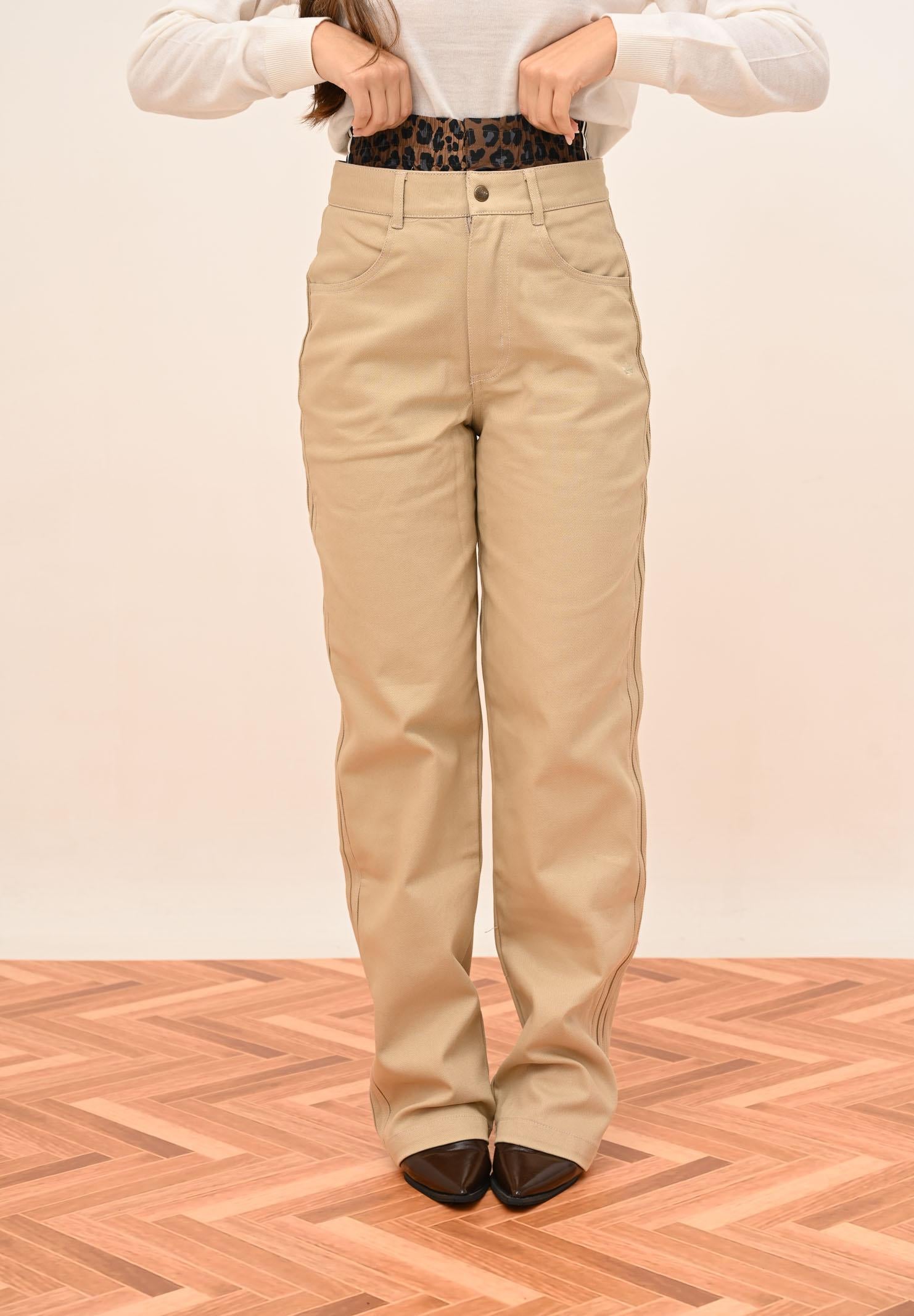 ADIDAS ORIGINALS Jeans Firebird Utility in denim beige da donna JX8760 . ADIDAS ORIGINALS