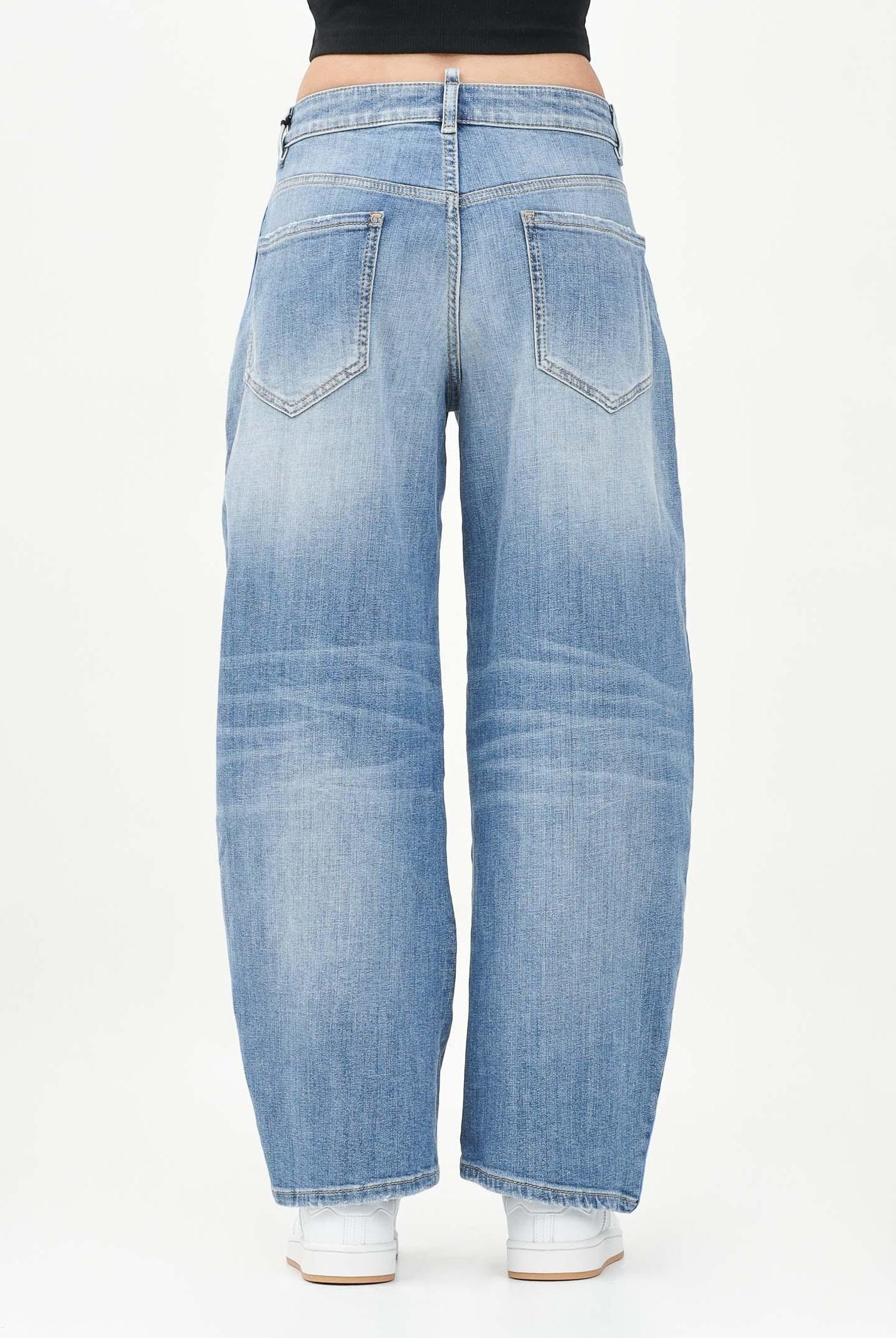 DSQUARED2 Jeans in denim per donna, ragazzi e bambini con bande logate DQ2820D0AC1 DQ01 DSQUARED2