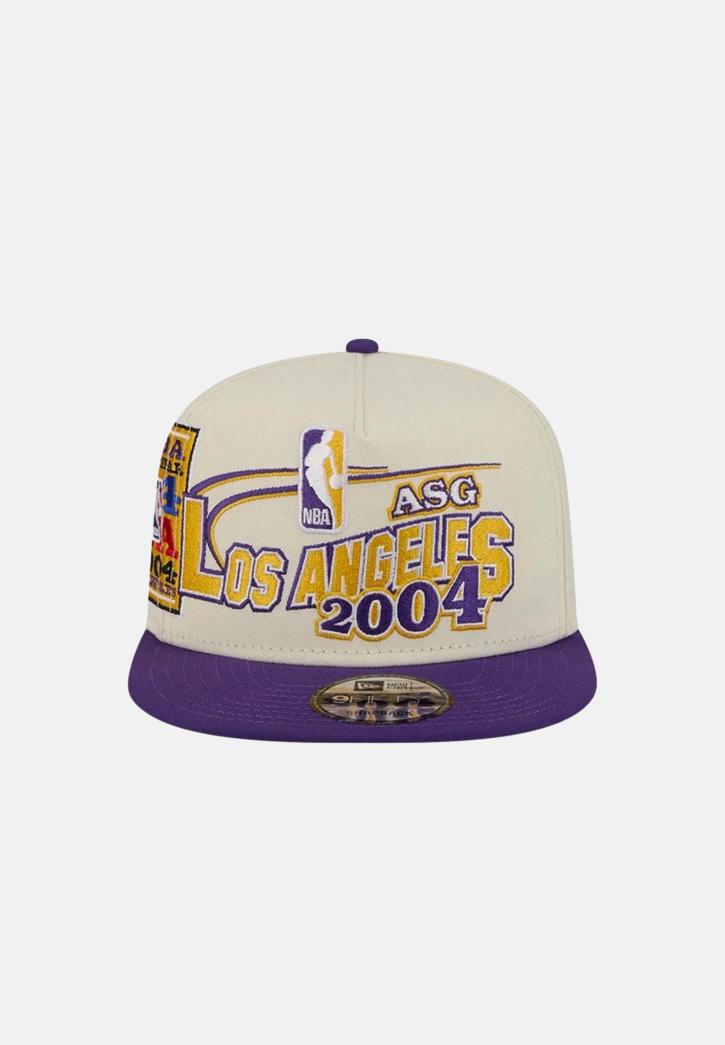 NEW ERA Cappello con visiera 9FIFTY A-Frame LA Lakers NBA Hardwood Classic All Star Game panna per uomo e donna 60856467 . NEW ERA