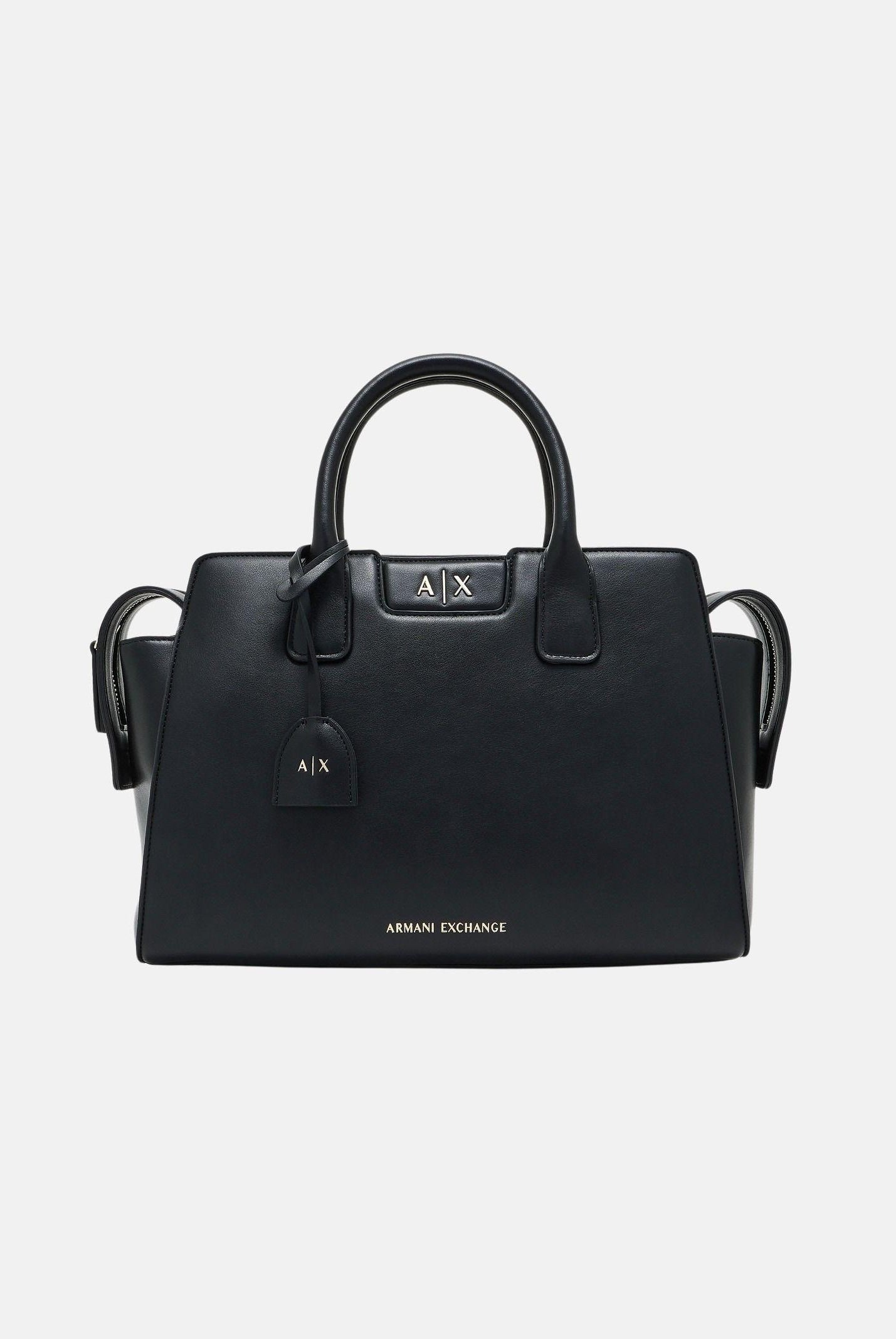 ARMANI EXCHANGE Borsa a mano nera da donna con logo XW002158AF19892 UC001 ARMANI EXCHANGE