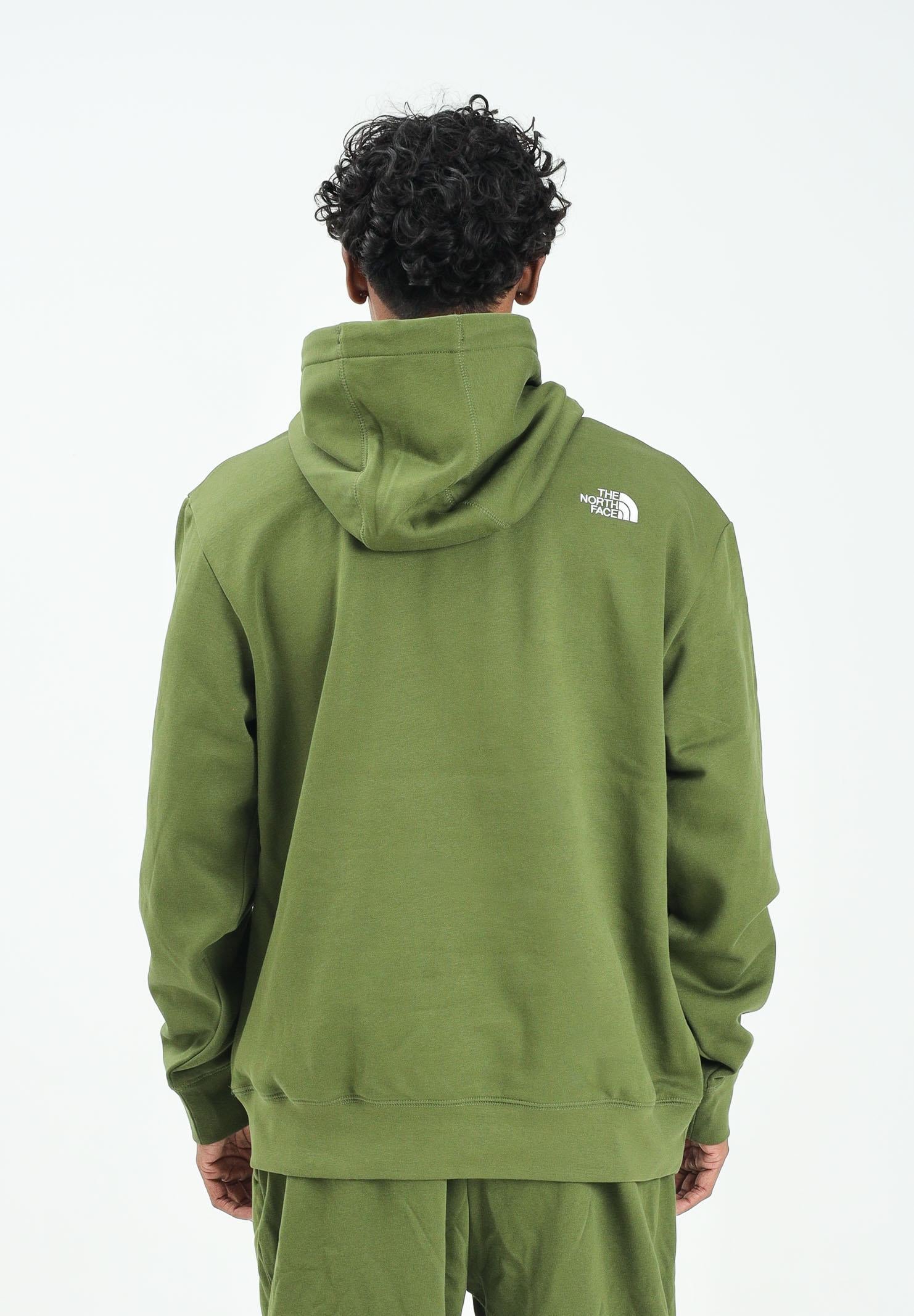 THE NORTH FACE Felpa con cappuccio Essential verde da uomo NF0A89ESBRI1 . THE NORTH FACE