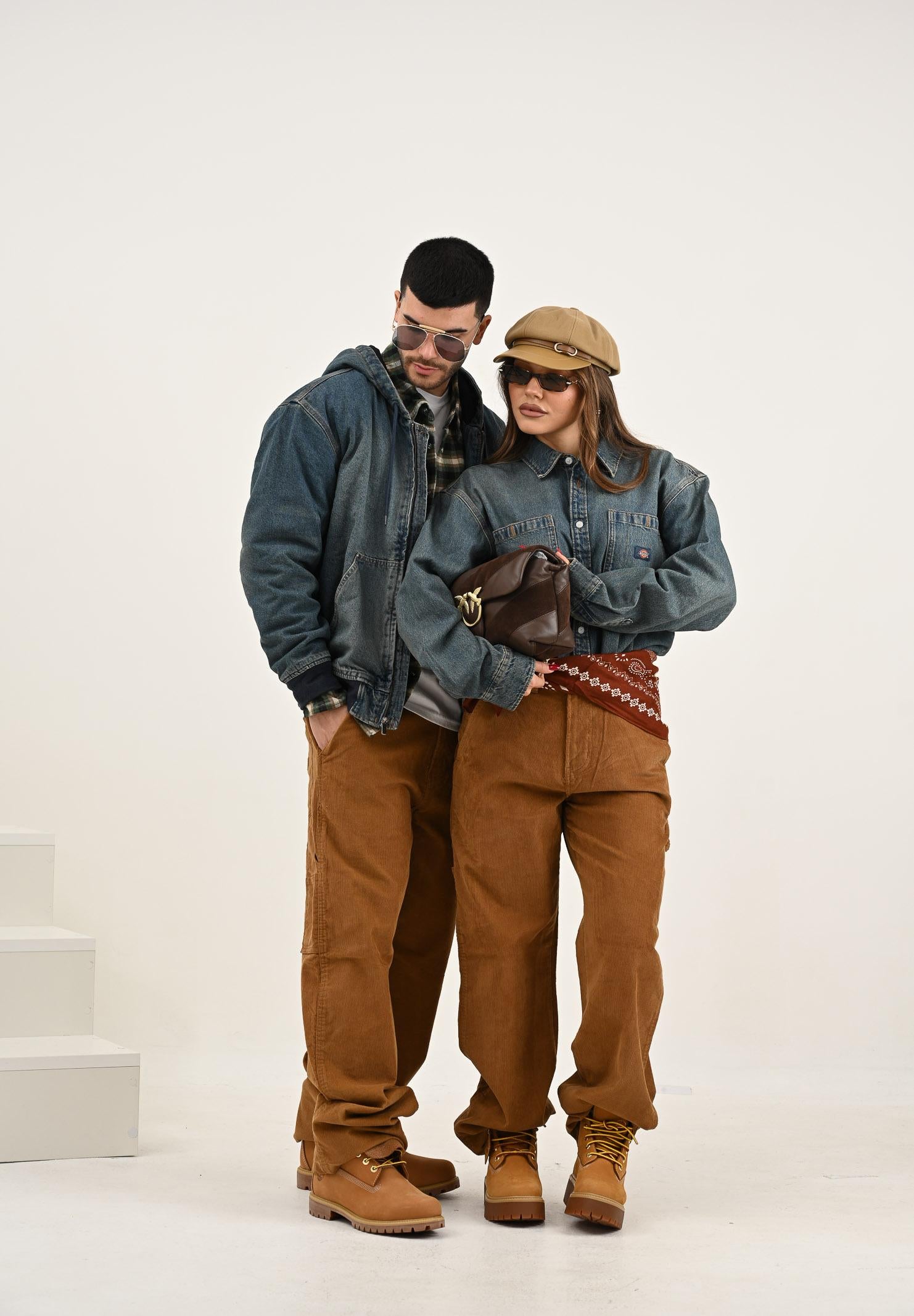 DICKEIS Camicia di jeans Mechanic in denim vintage da uomo DK0A87PXL231 . DIckies