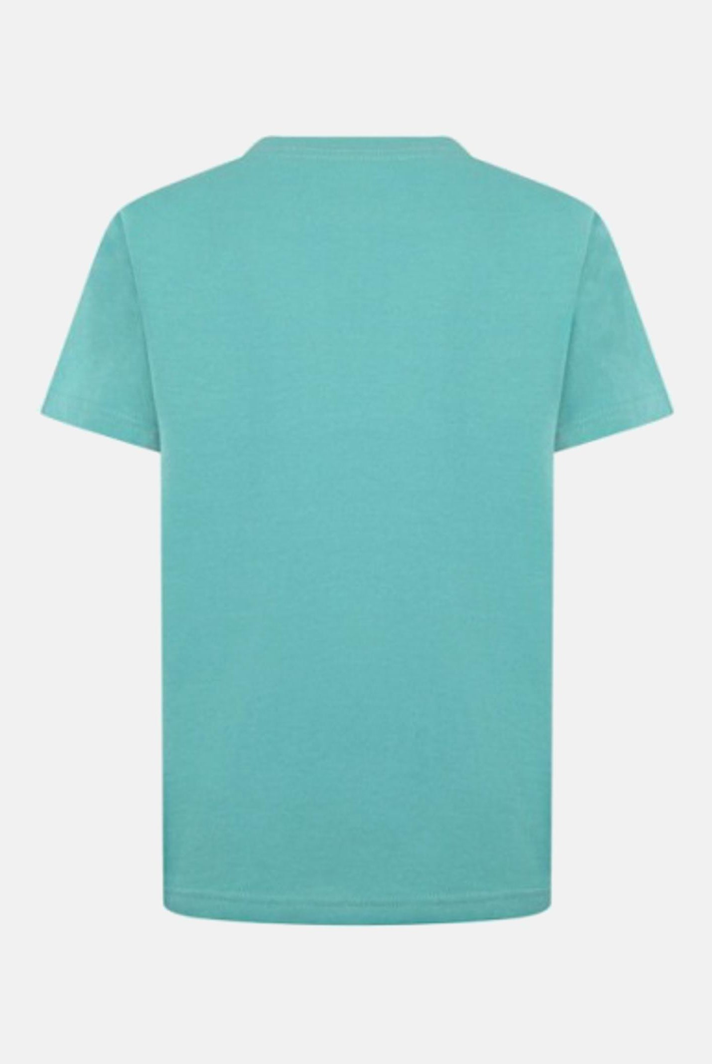 JORDAN T-shirt a manica corta verde acqua per bambino e bambina con ricamo Jumpman 95D266 B5P JORDAN