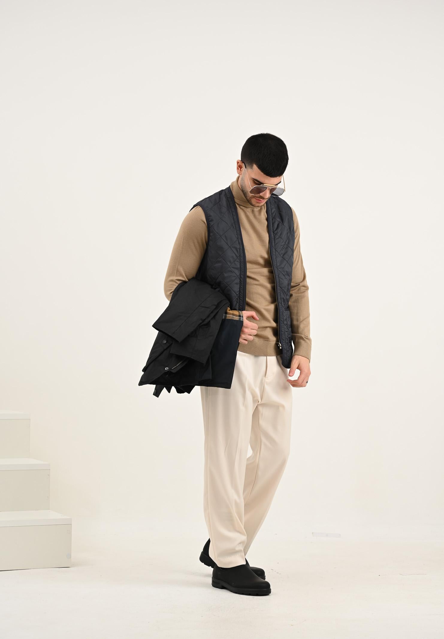 SELECTED HOMME Maglione a collo alto beige da uomo 16094653 Kelp SELECTED HOMME