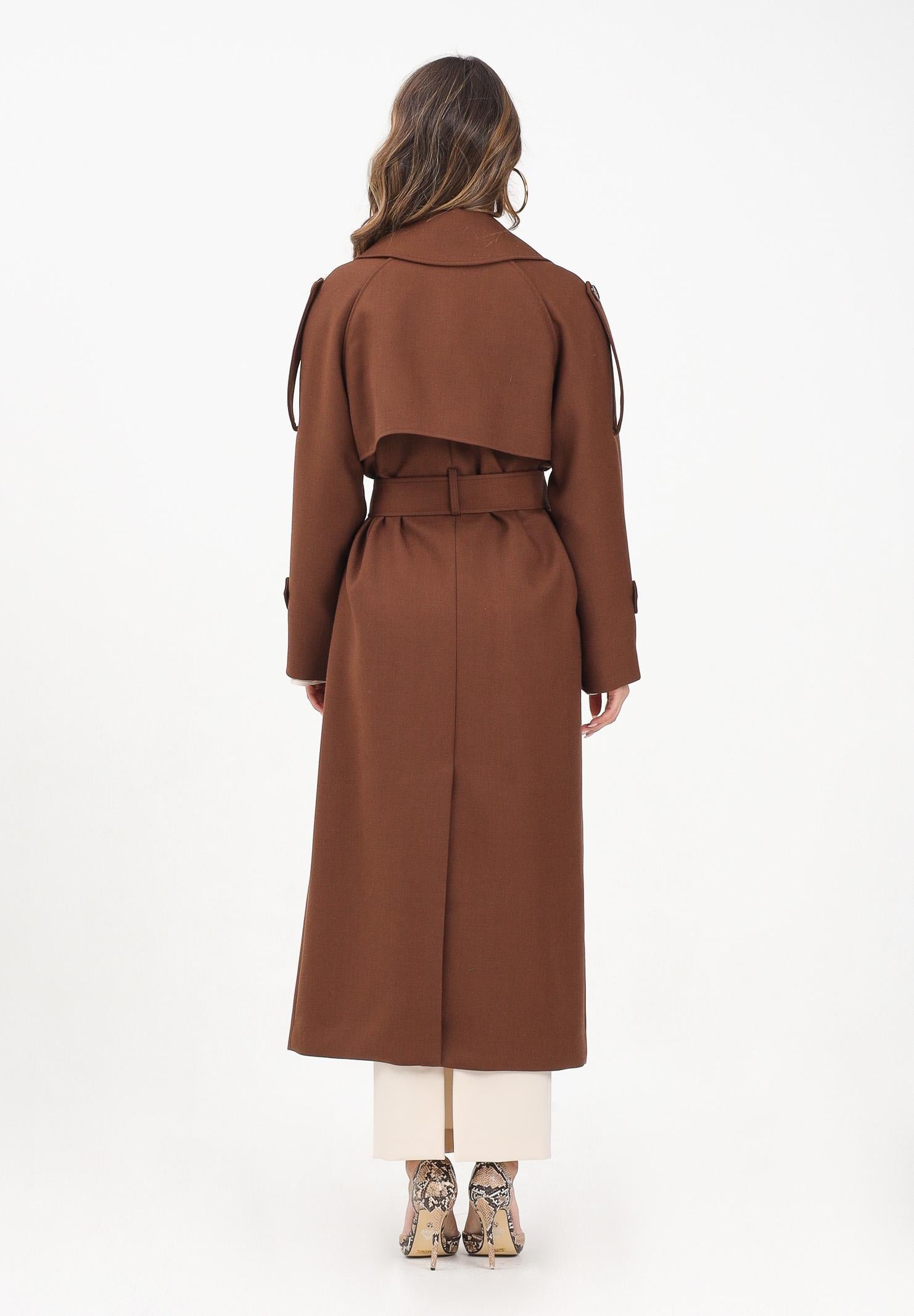 PATRIZIA PEPE Cappotto marrone da donna 8O0188A630 B834 PATRIZIA PEPE