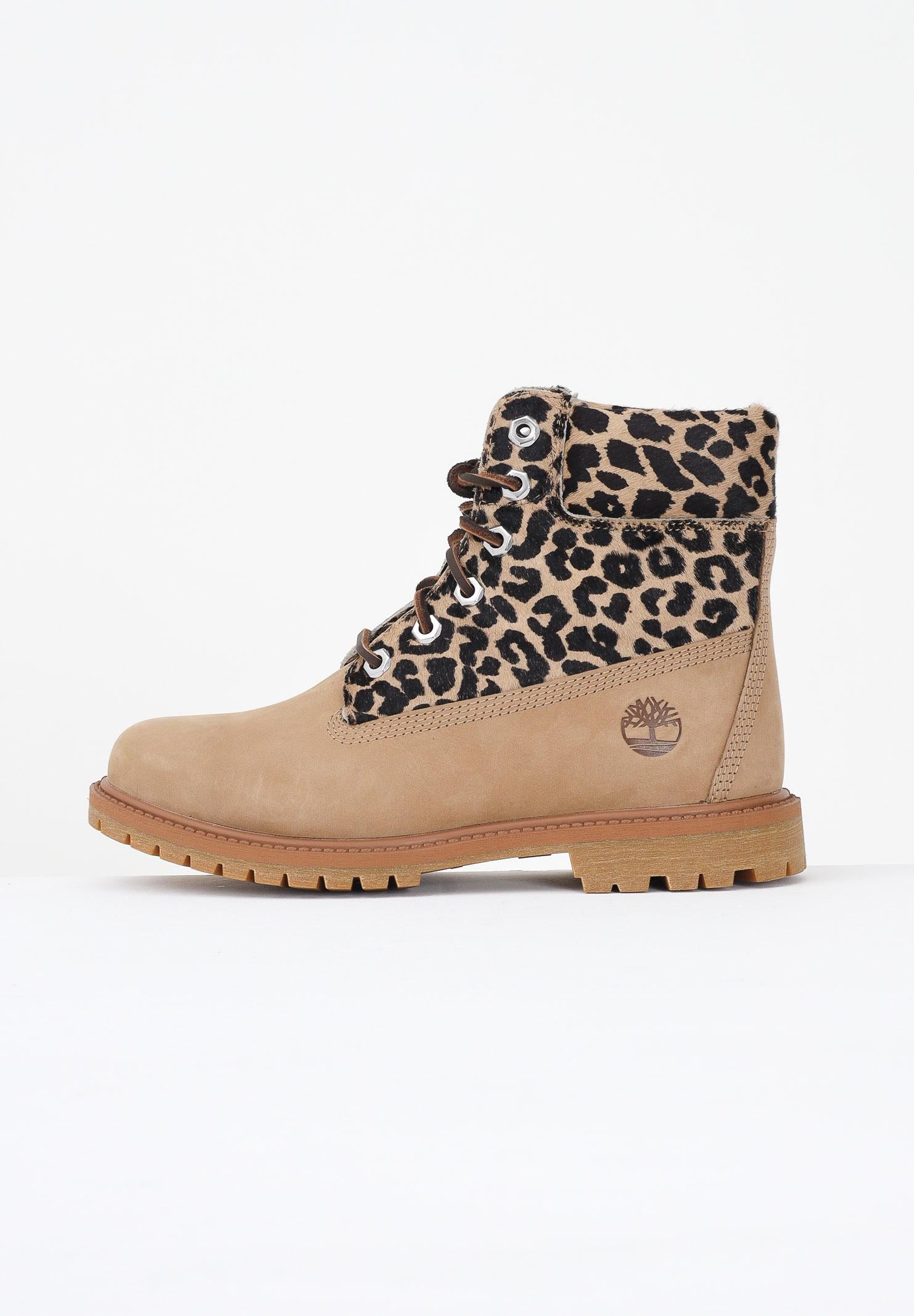 TIMBERLAND Anfibi Timberland® Premium 6-Inch beige e animalier da donna TB0A5M5NEN31 . TIMBERLAND