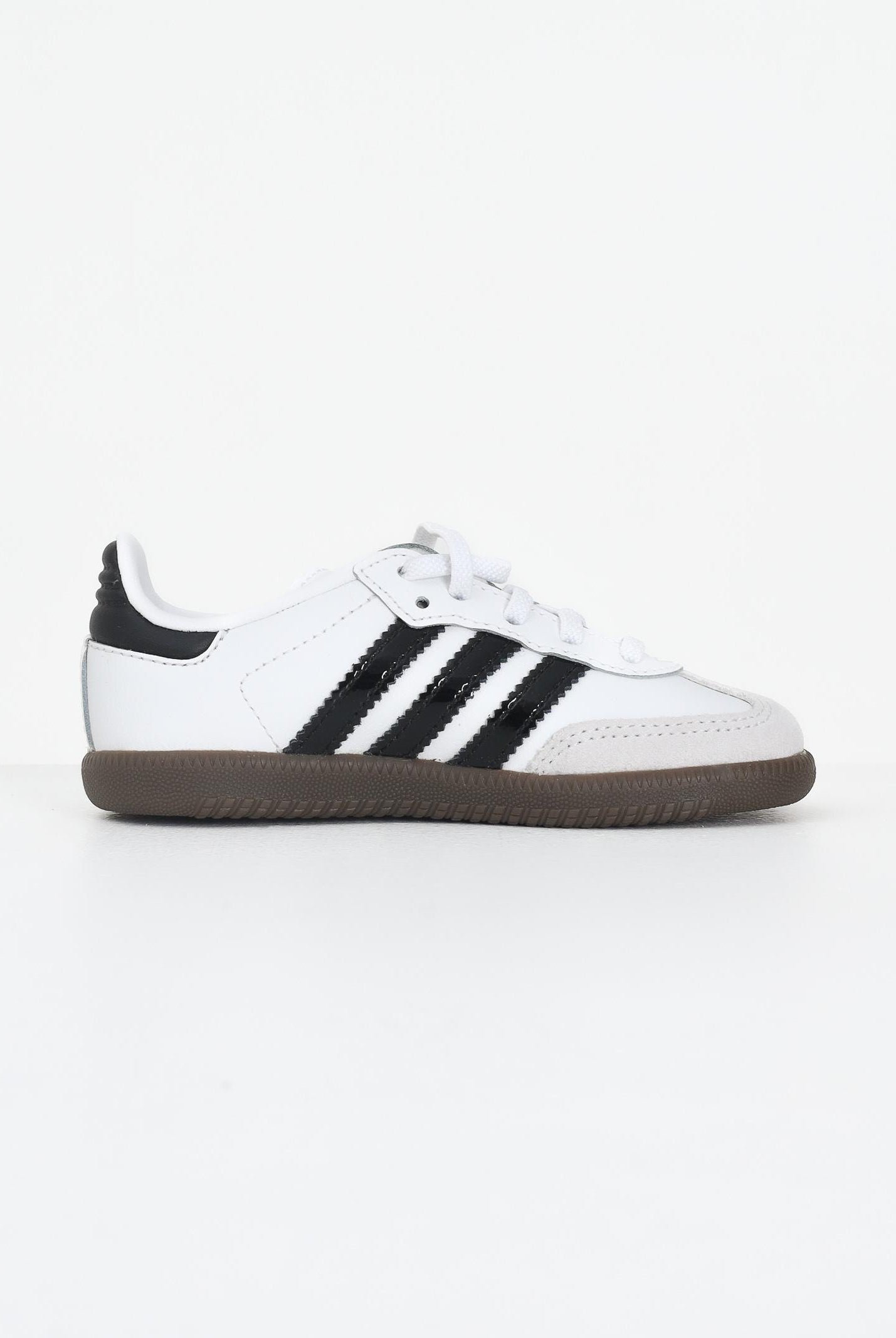 ADIDAS ORIGINALS Sneakers Samba OG Comfort Closure Elastic Lace bianche e nere da neonato JQ2848 ADIDAS ORIGINALS