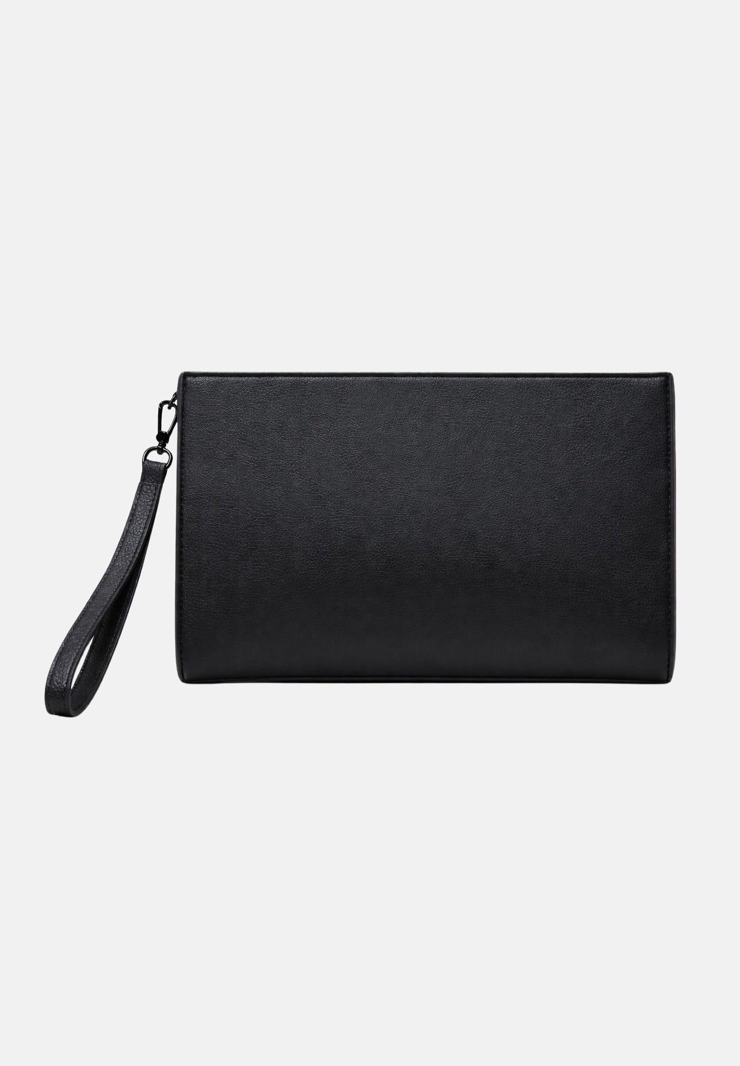 MARCELO BURLON COUNTY OF MILAN Pochette nera per uomo e donna con stampa ali COMAS2603470893 . MARCELO BURLON COUNTY OF MILAN