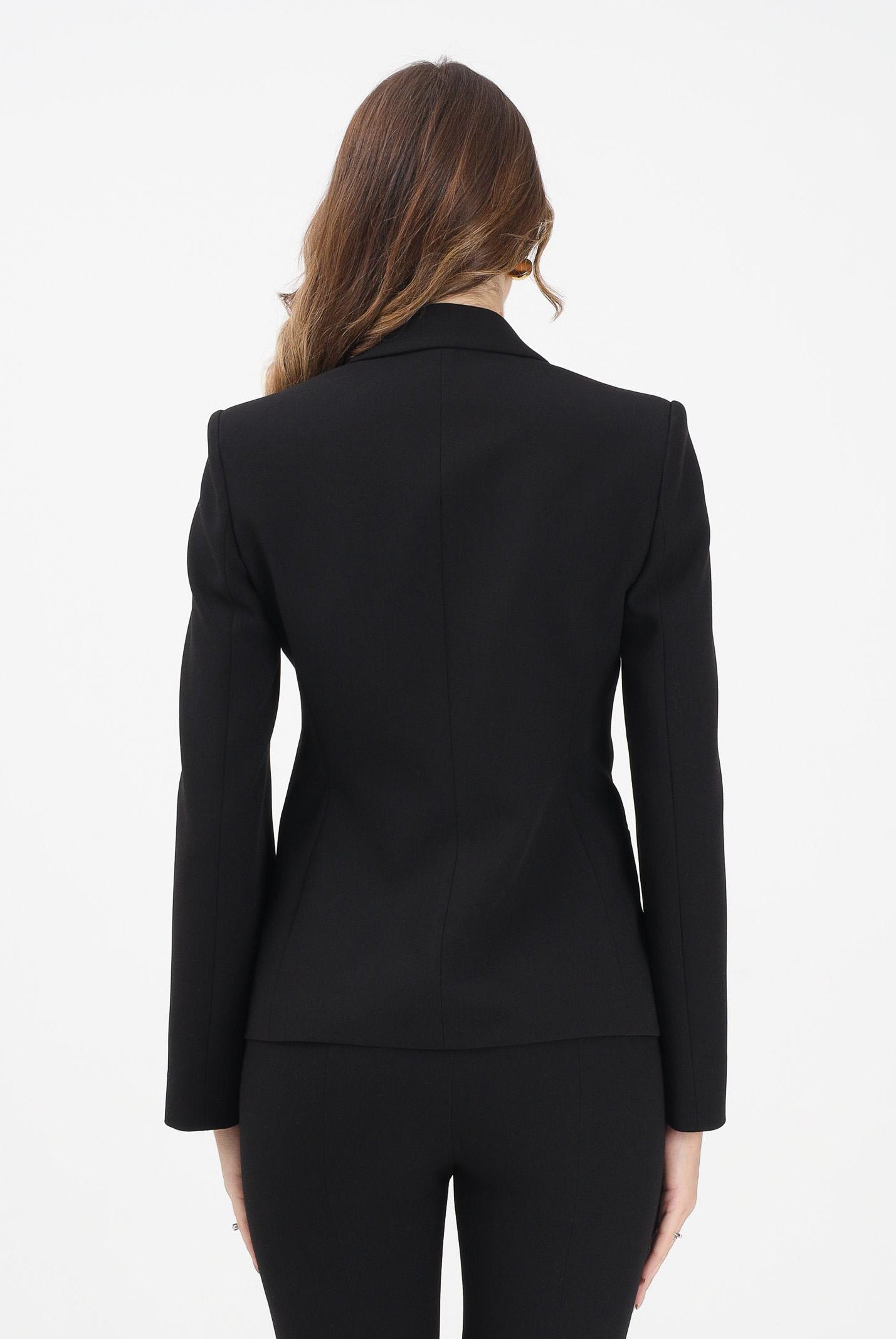 PINKO Giacca nera da donna con bottoni lungo le maniche 105679A2R9 Z99 PINKO