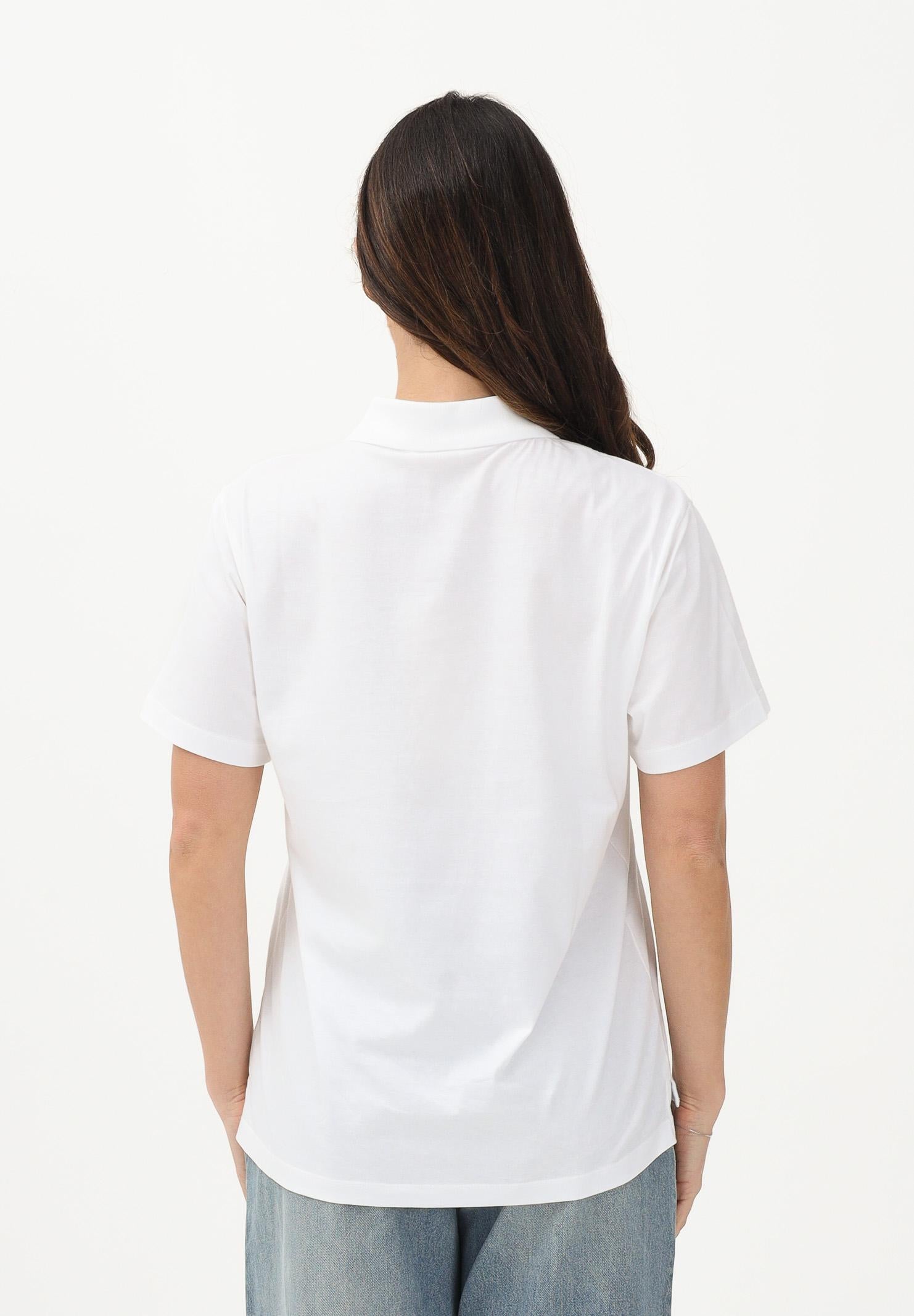 MARNI Polo a manica corta bianca per donna, ragazzi e bambini con logo Marni M01770M00RF 0M100 MARNI