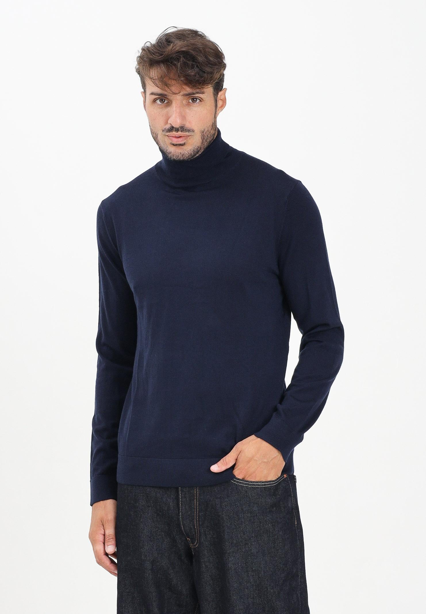 SELECTED HOMME Maglione a collo alto blu da uomo 16094653 NavyBlazer SELECTED HOMME