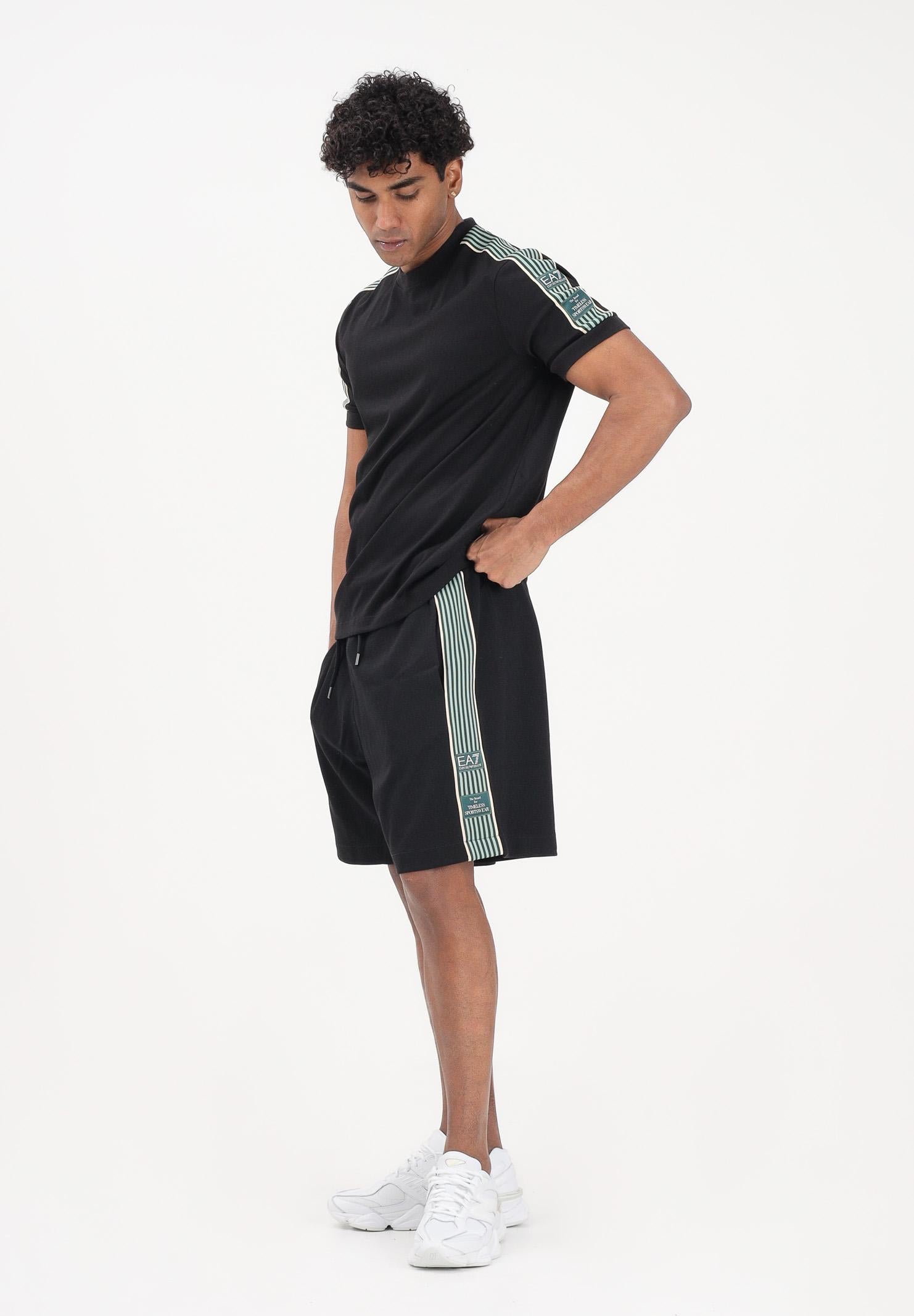EA7 Shorts sportivo nero da uomo 7M001501AF12660 UC001 EA7