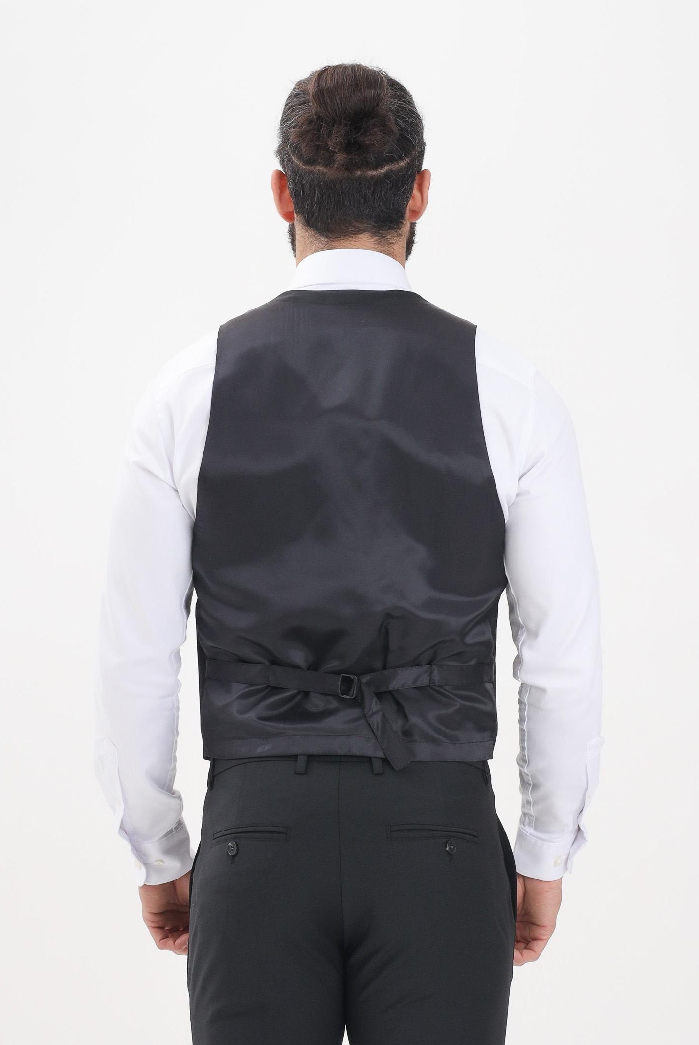 PATRIZIA PEPE Gilet nero da uomo 5S0746A590 K103 PATRIZIA PEPE