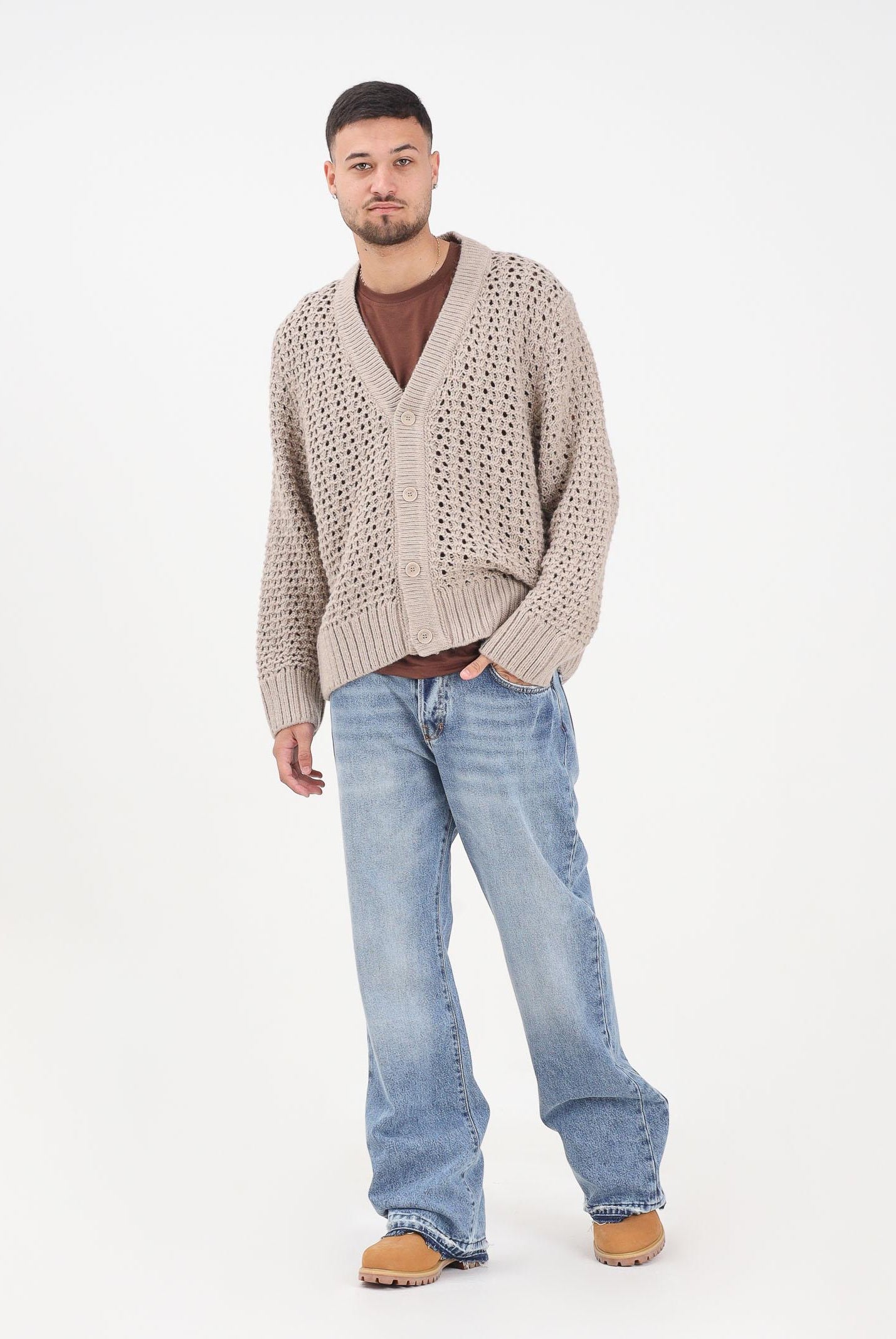 I'M BRIAN Jeans in denim chiaro da uomo FLARE L2225 I'M BRIAN