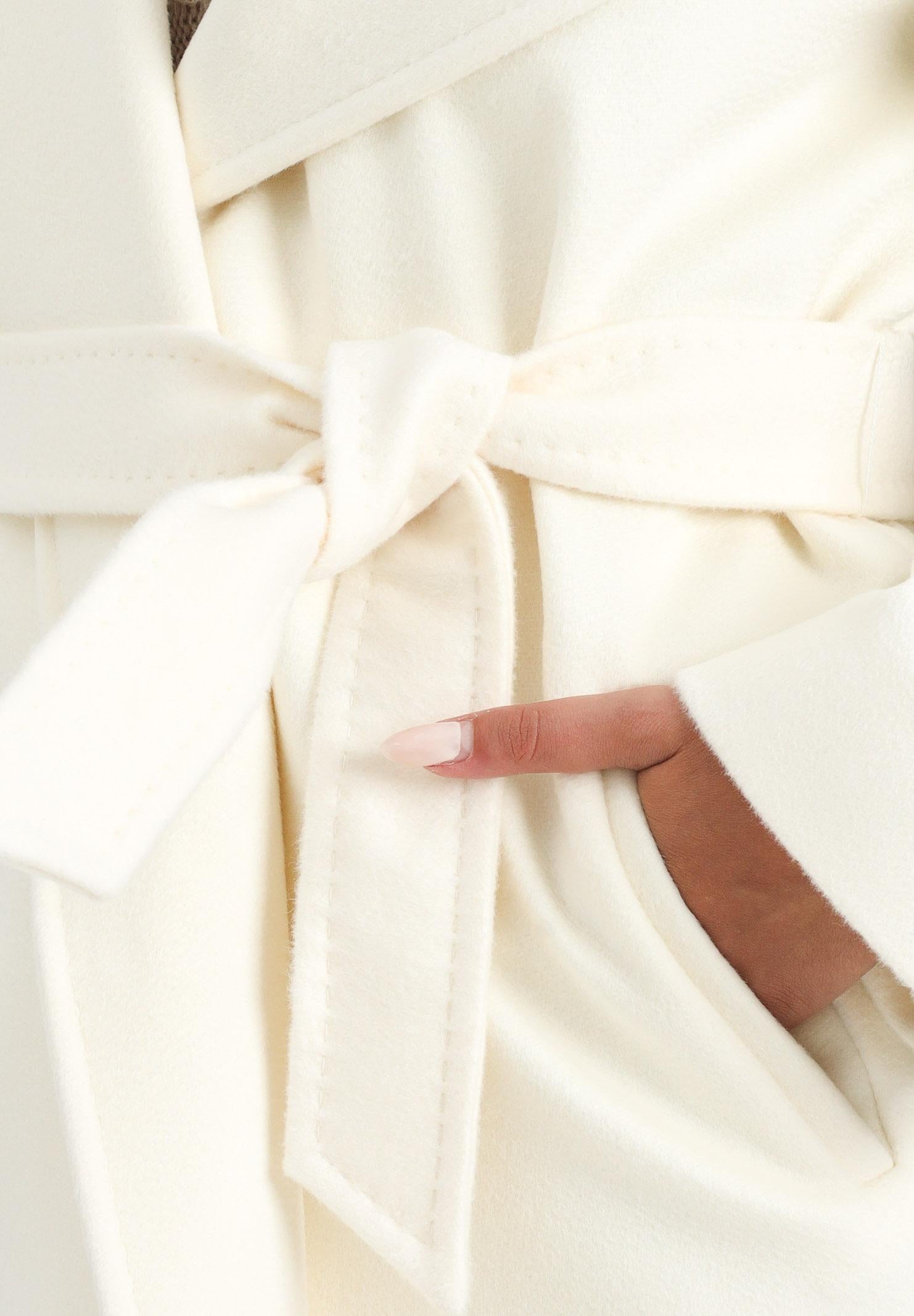 MAX MARA Cappotto NEWMANG panna da donna 2526016061600 001 MAX MARA