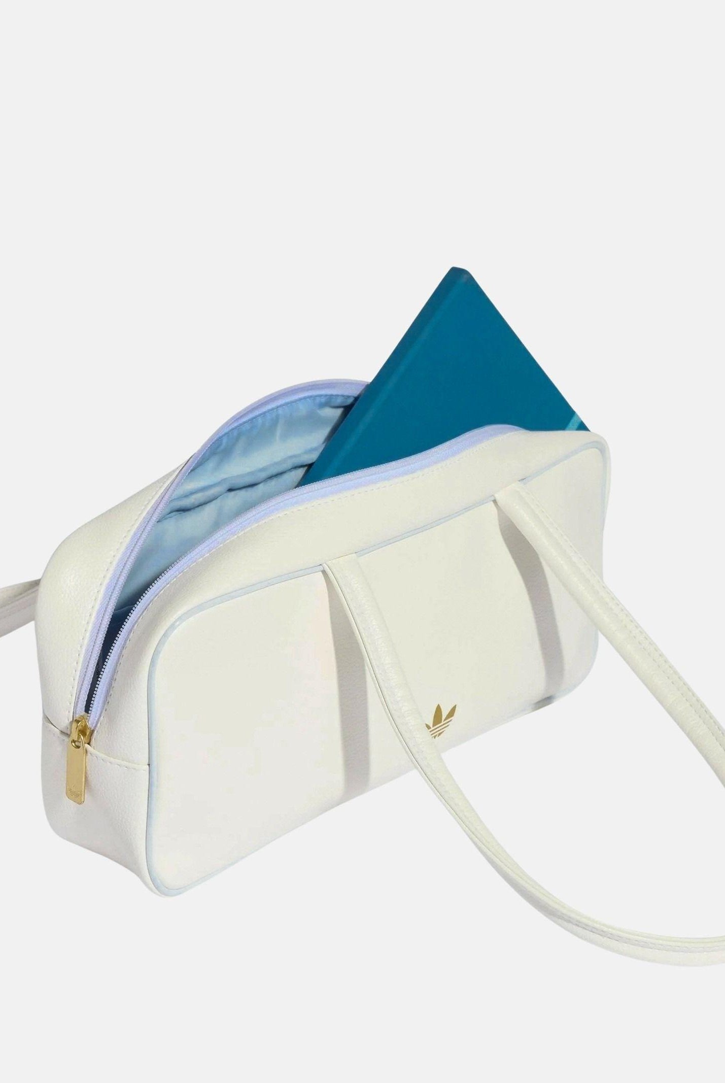 ADIDAS ORIGINALS Borsa a spalla ADICOLOR ELONGATED AIRLINER bianca da donna KD7848 . ADIDAS ORIGINALS