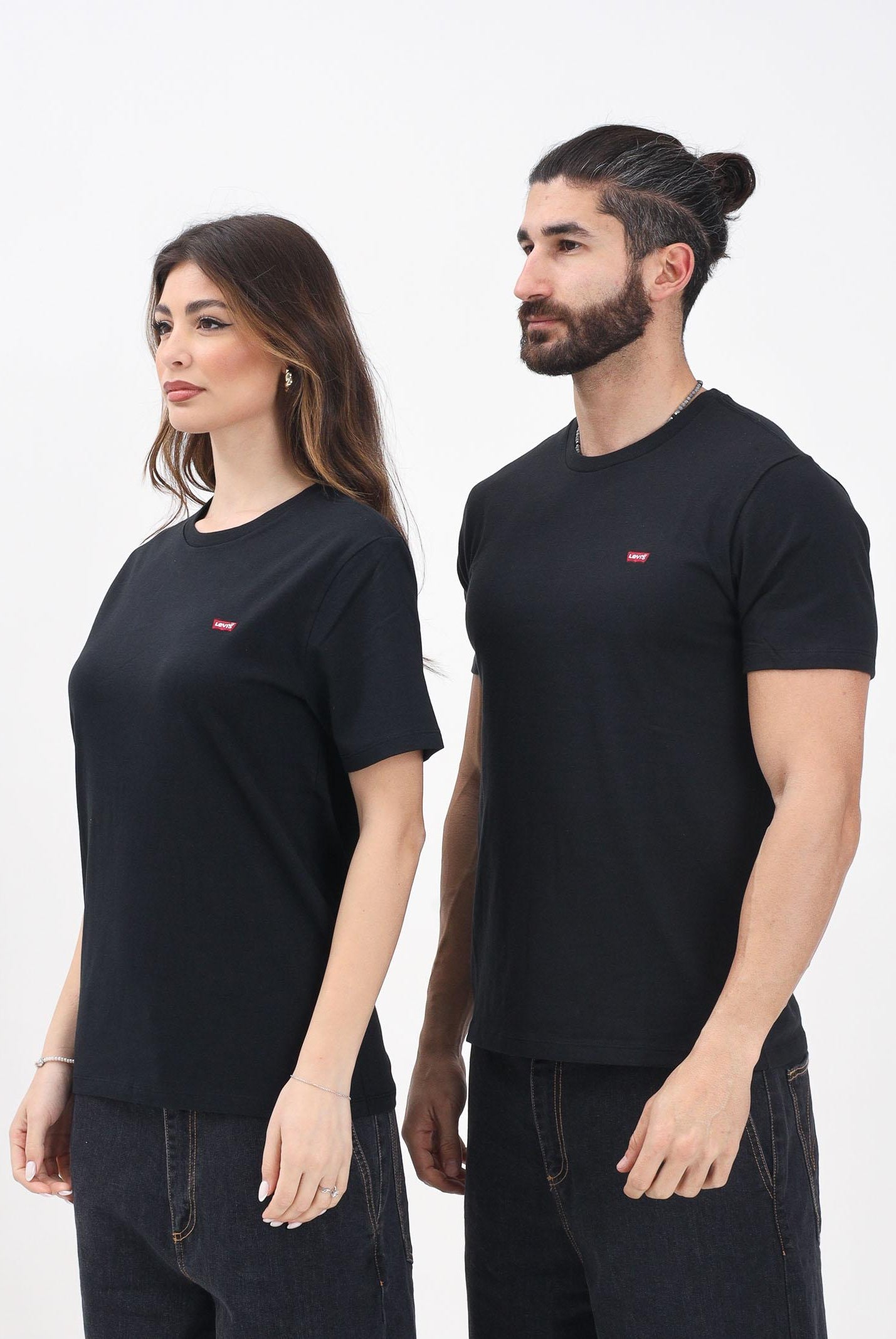 LEVI'S® T-shirt a manica corta Housemark nera per uomo e donna 56605-0009 . LEVI'S®